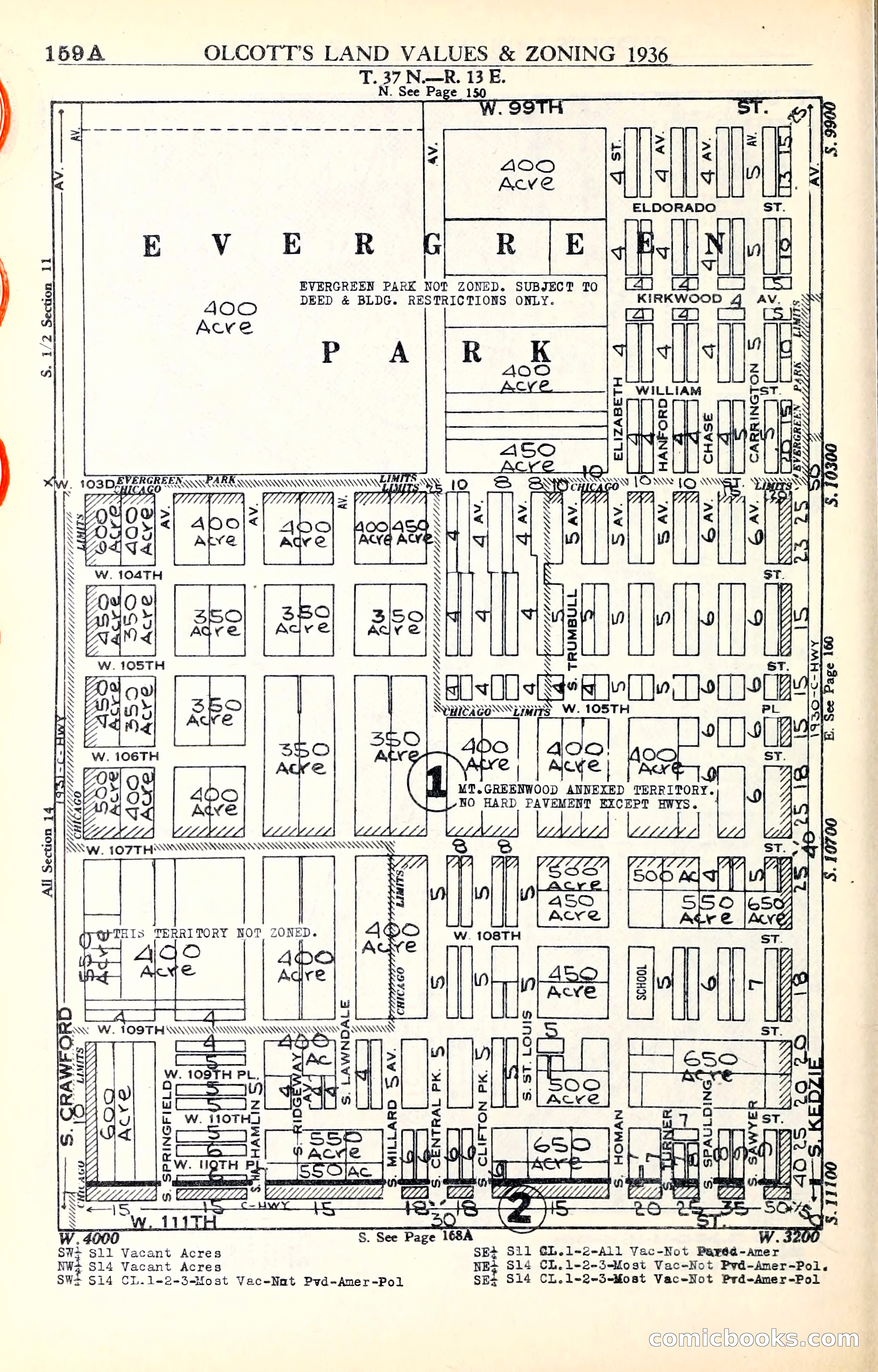 Olcott's Land Values Blue Book of Chicago — page 365 of 399