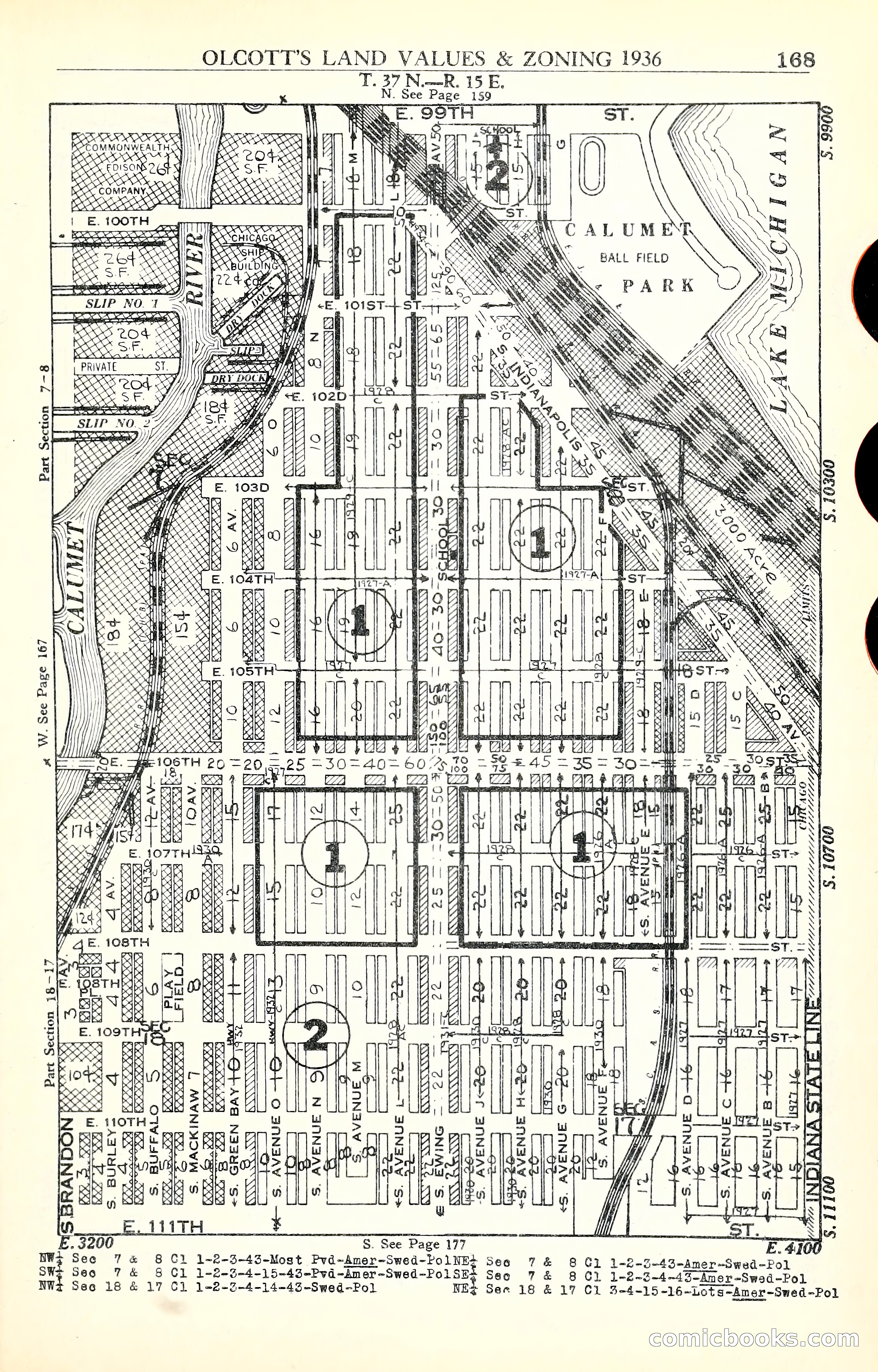 Olcott's Land Values Blue Book of Chicago — page 374 of 399