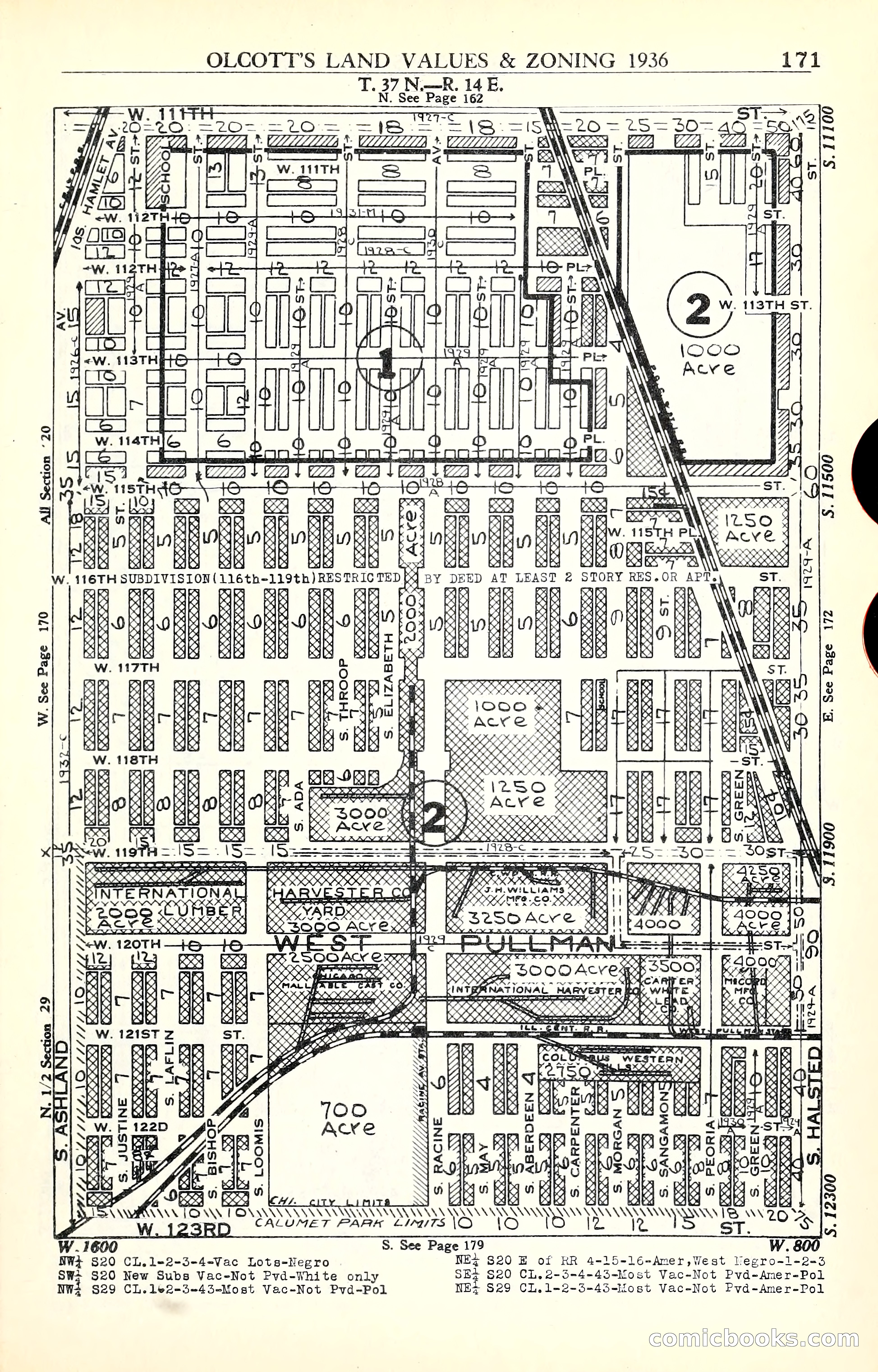 Olcott's Land Values Blue Book of Chicago — page 378 of 399