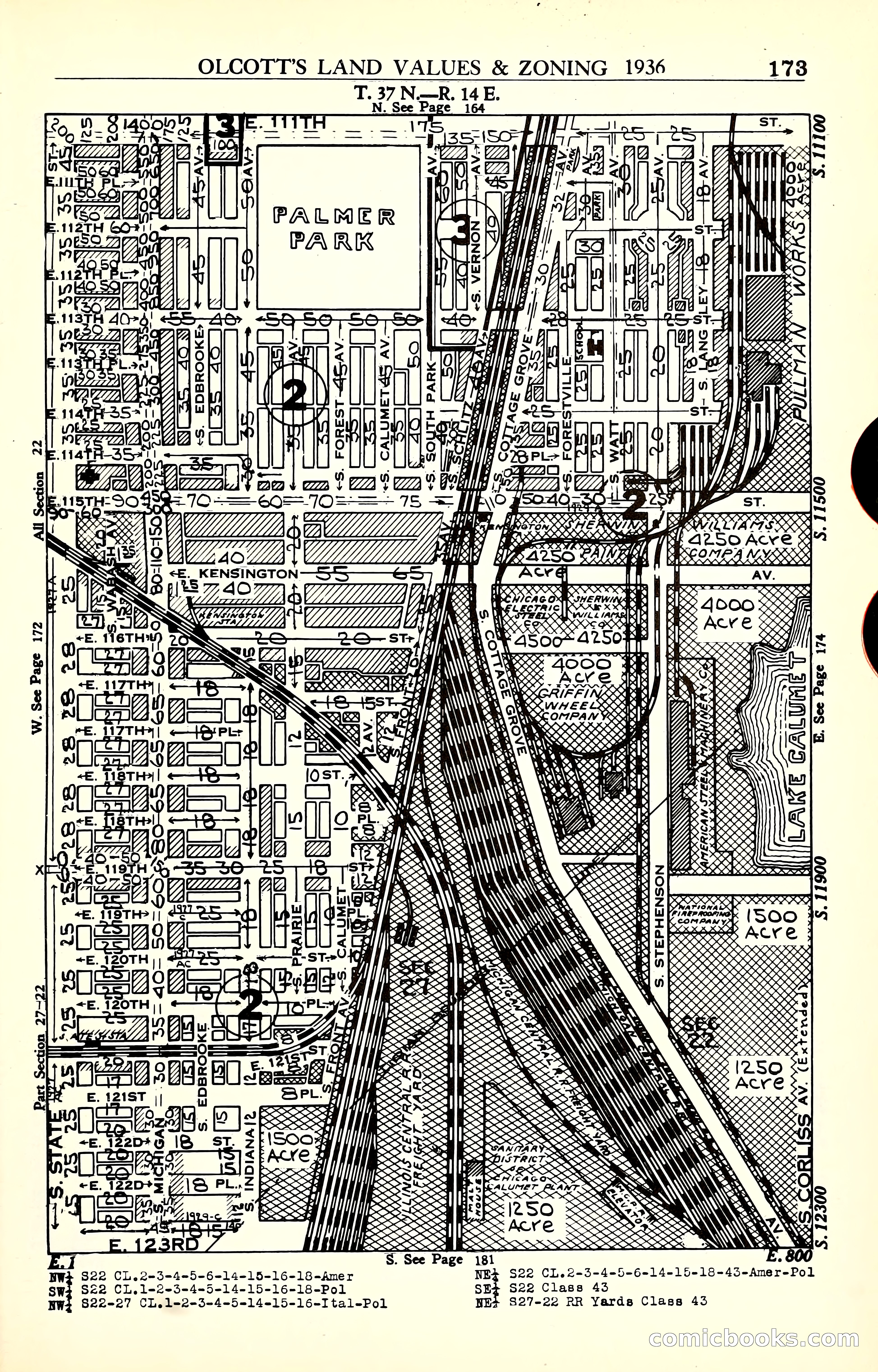 Olcott's Land Values Blue Book of Chicago — page 380 of 399