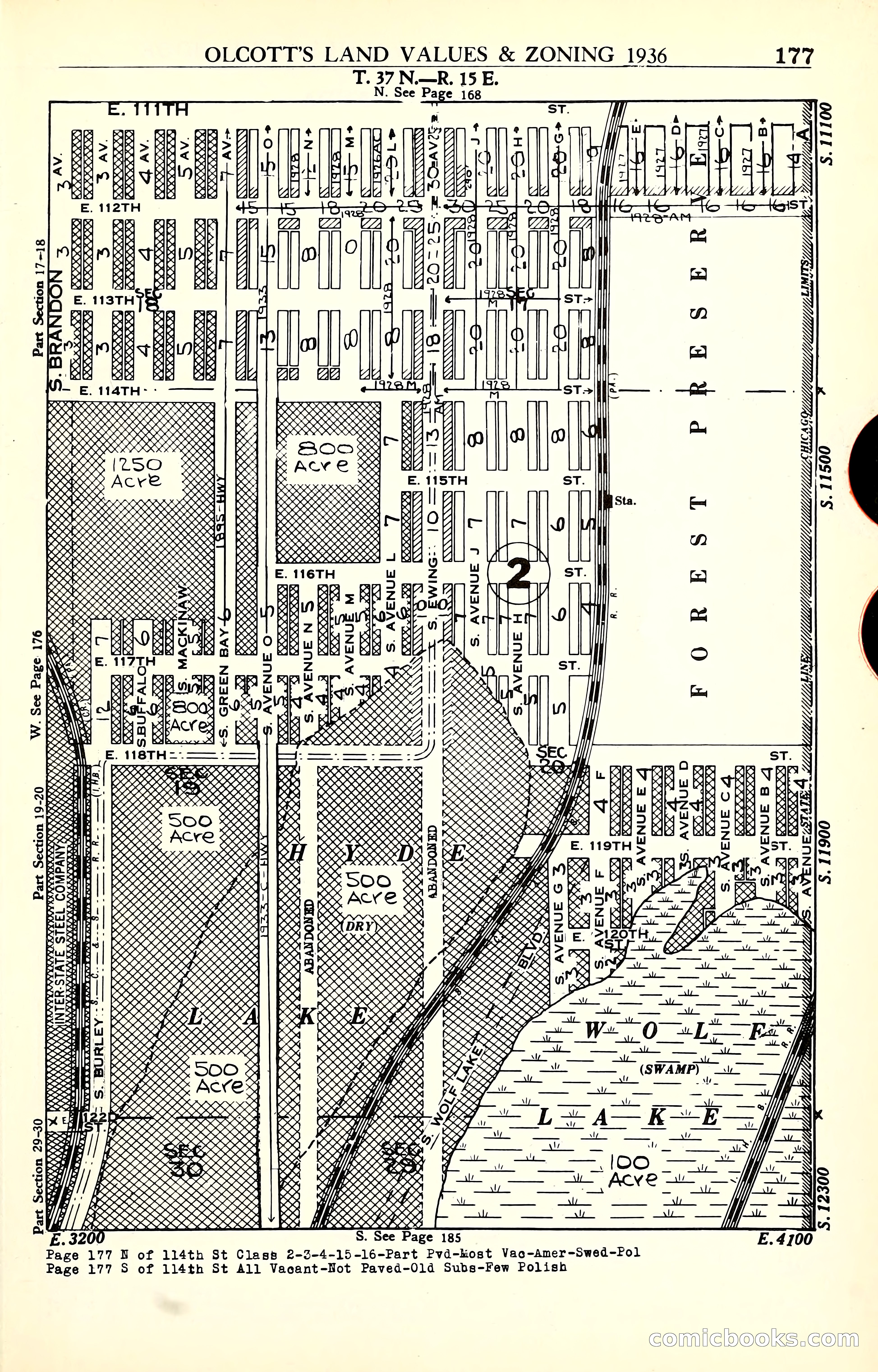 Olcott's Land Values Blue Book of Chicago — page 384 of 399