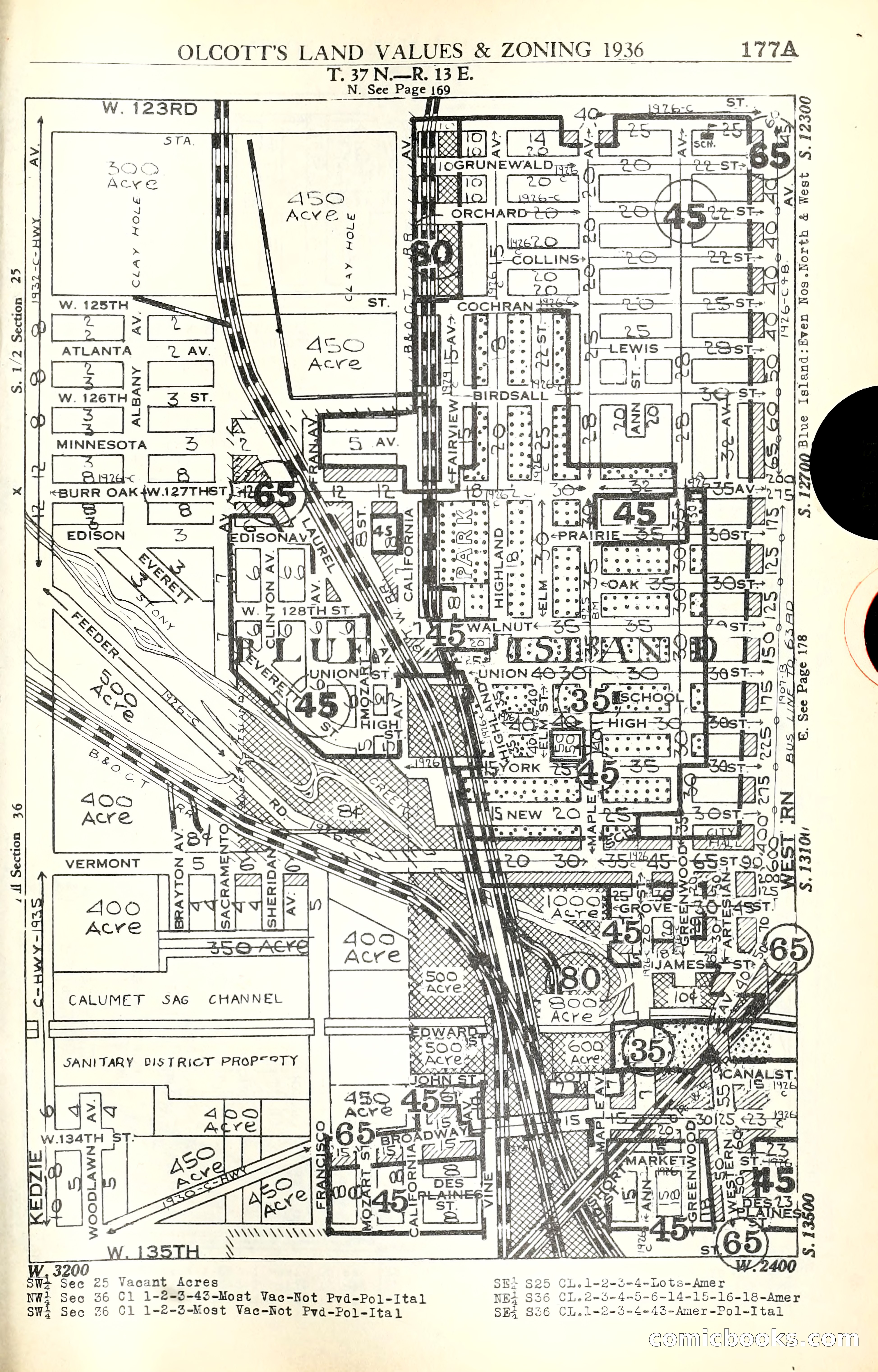 Olcott's Land Values Blue Book of Chicago — page 386 of 399