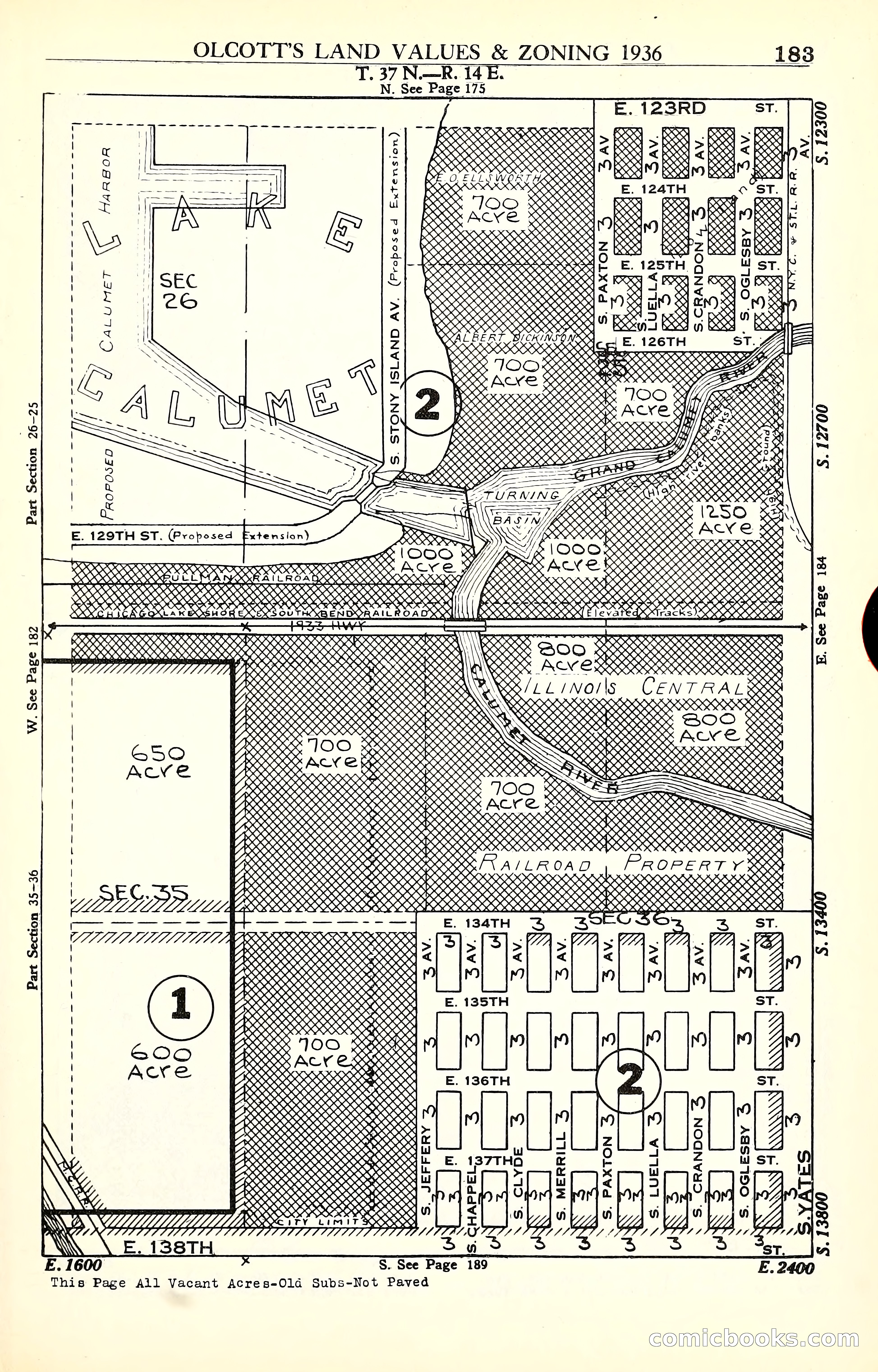 Olcott's Land Values Blue Book of Chicago — page 392 of 399