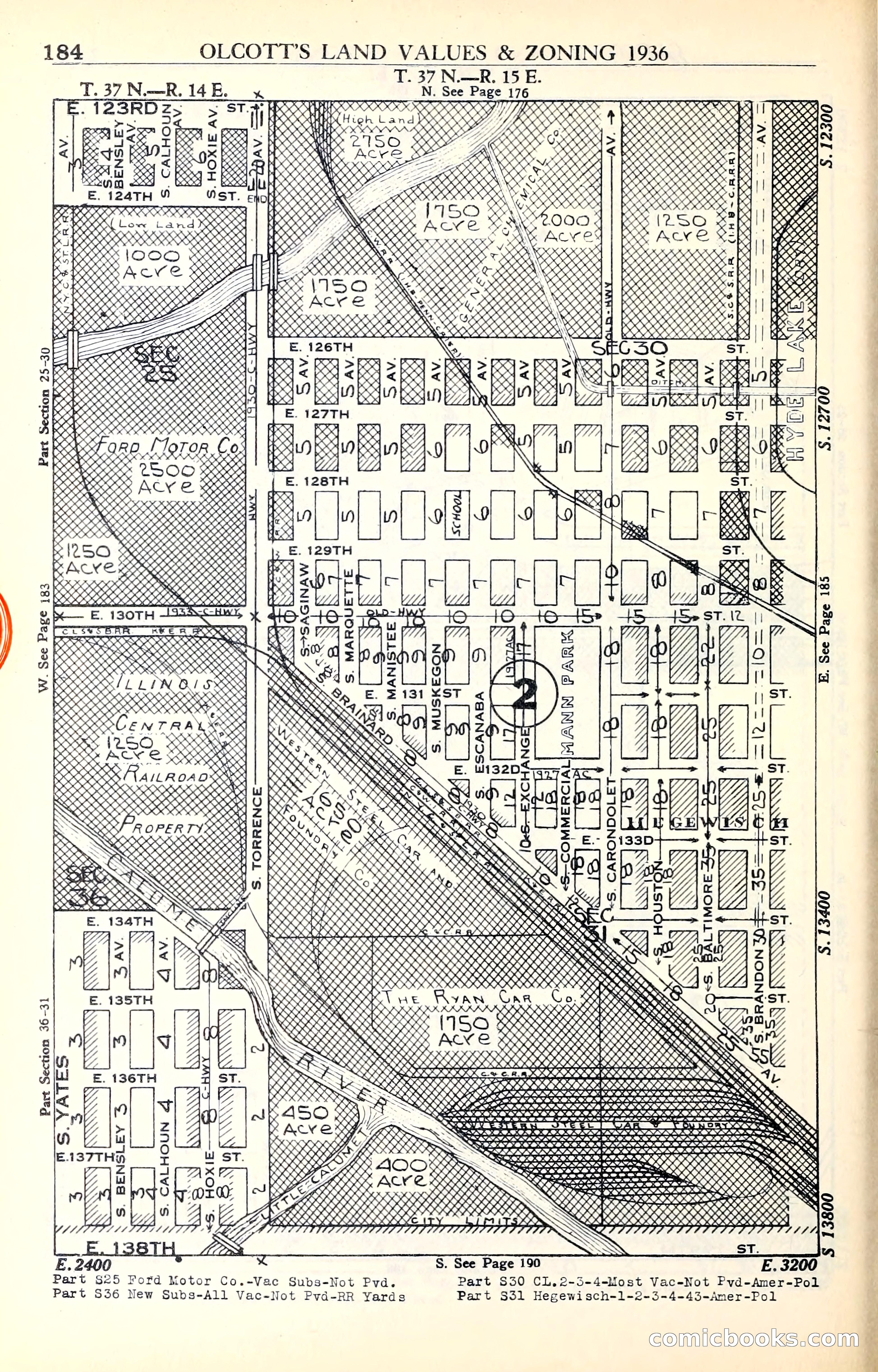 Olcott's Land Values Blue Book of Chicago — page 393 of 399
