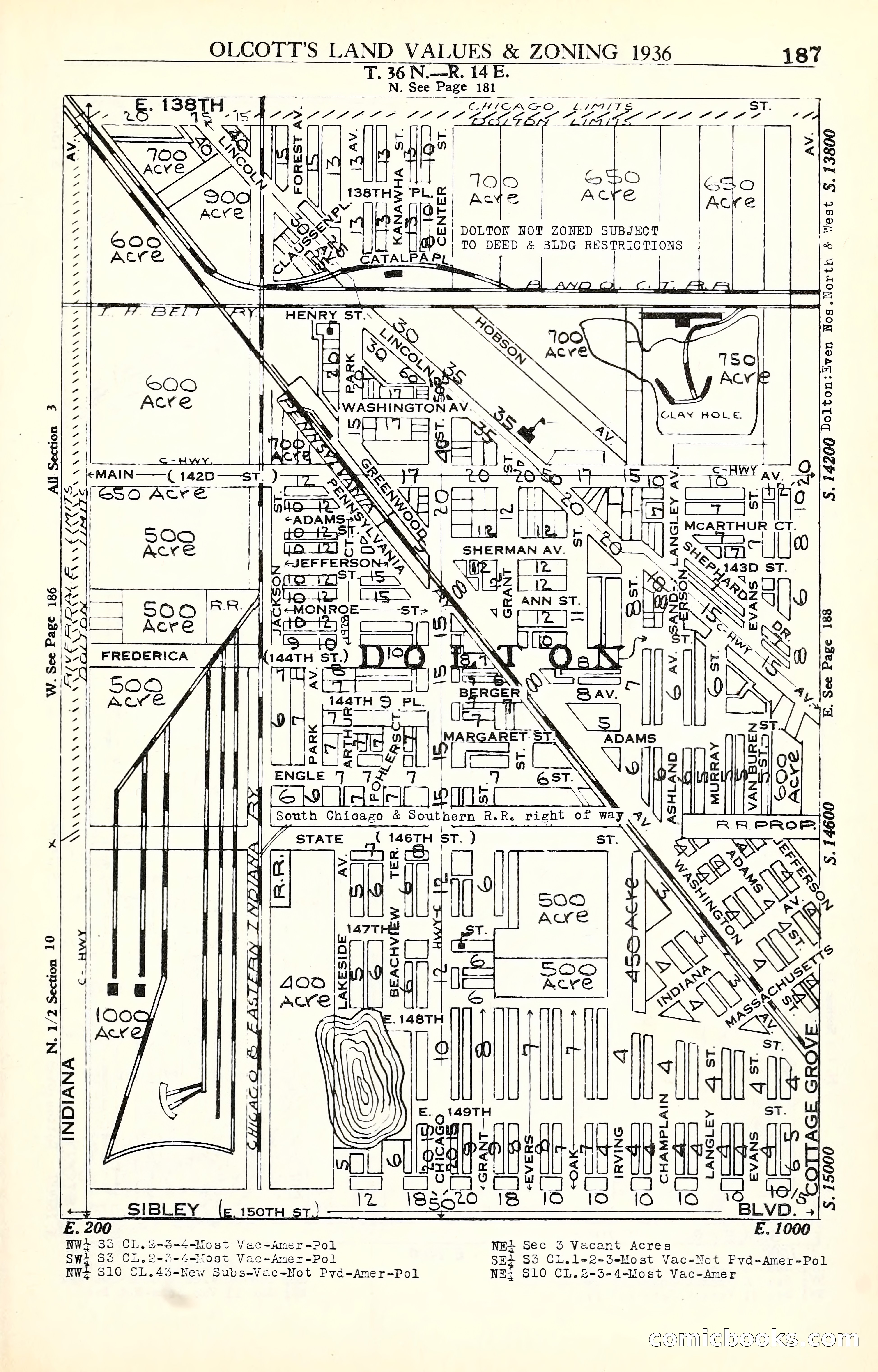 Olcott's Land Values Blue Book of Chicago — page 398 of 399