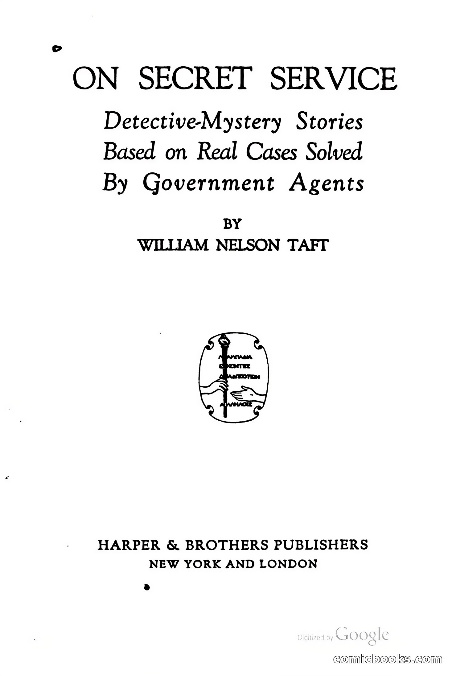 On Secret Service: Detective-Mystery Stories — page 8 of 376