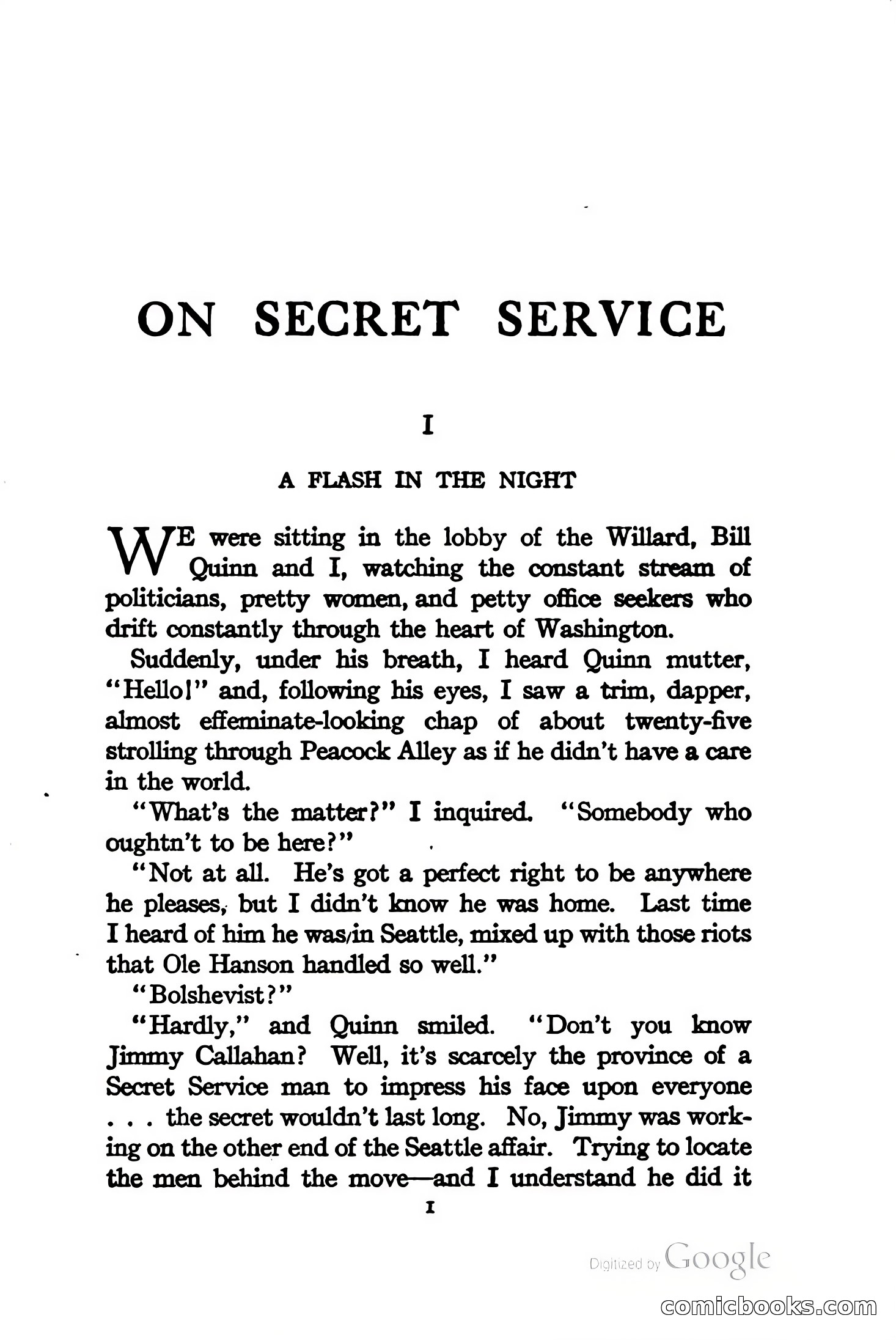 On Secret Service: Detective-Mystery Stories — page 14 of 376