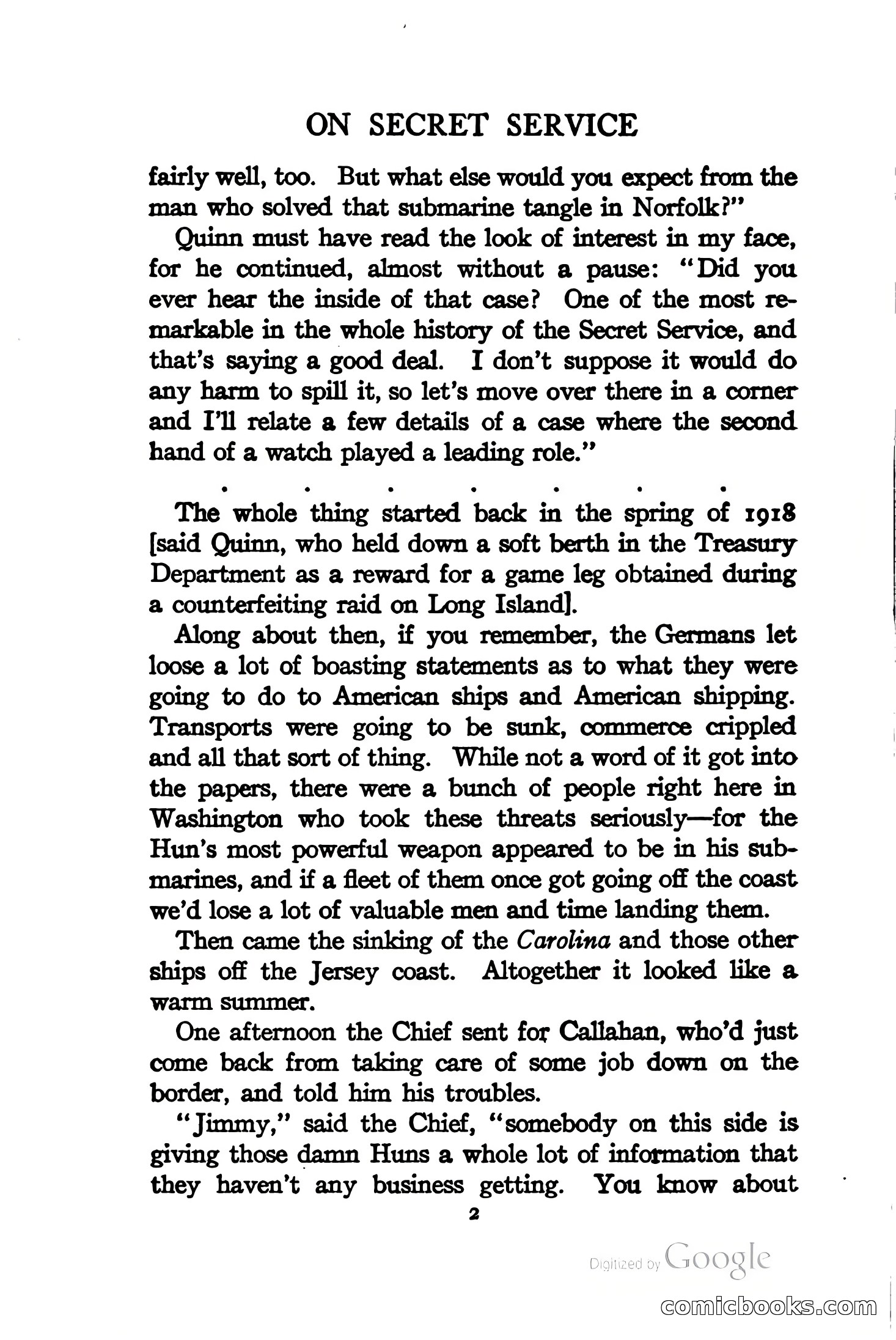 On Secret Service: Detective-Mystery Stories — page 15 of 376