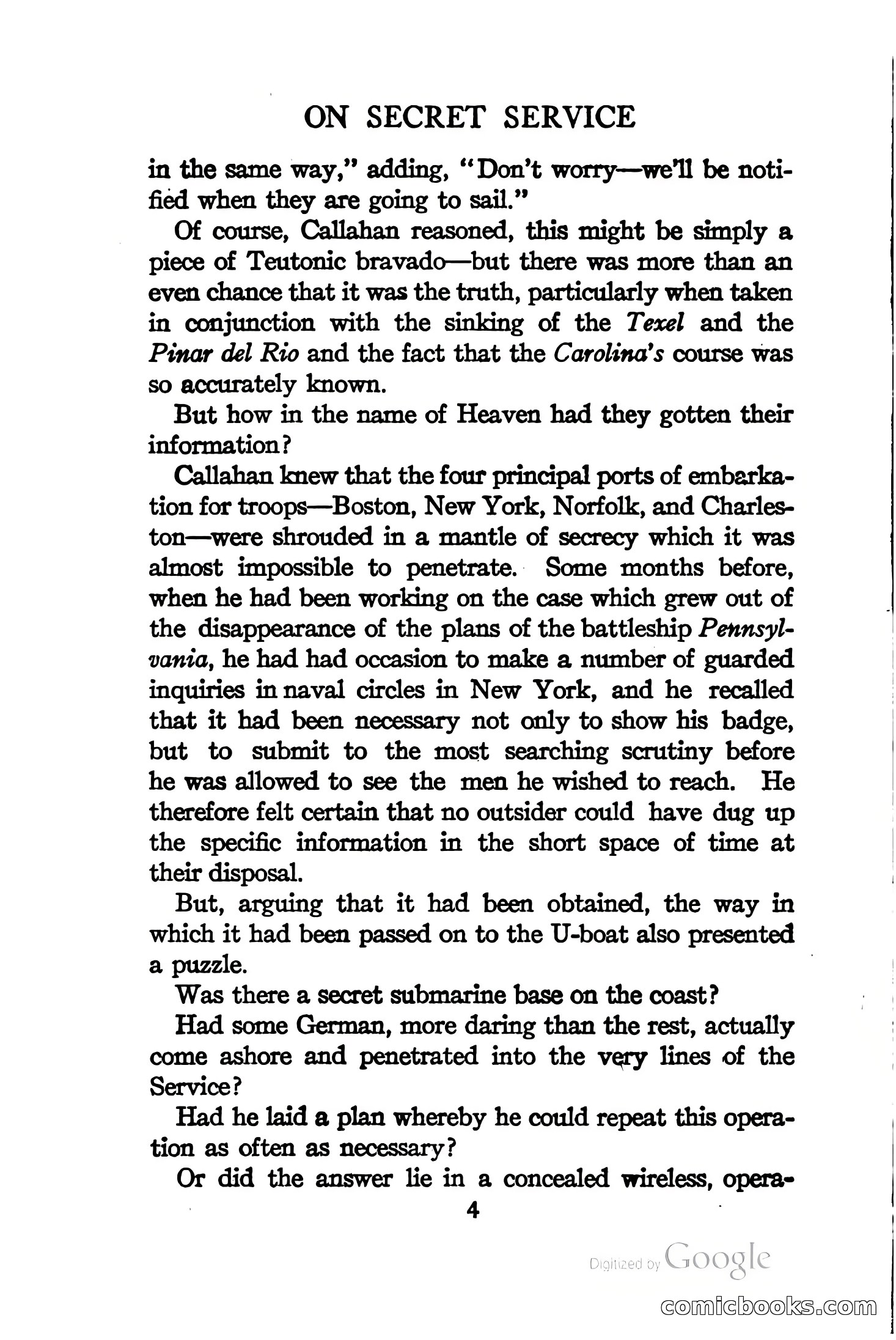 On Secret Service: Detective-Mystery Stories — page 17 of 376