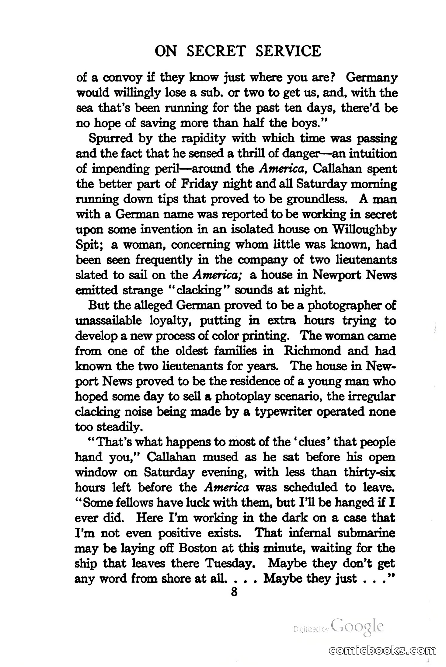 On Secret Service: Detective-Mystery Stories — page 21 of 376