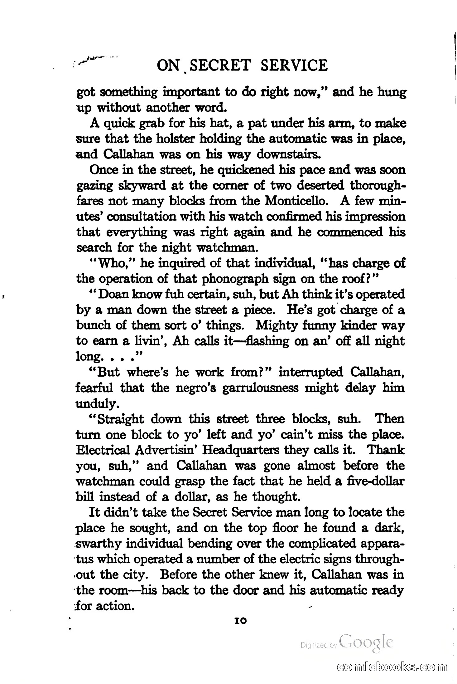 On Secret Service: Detective-Mystery Stories — page 23 of 376