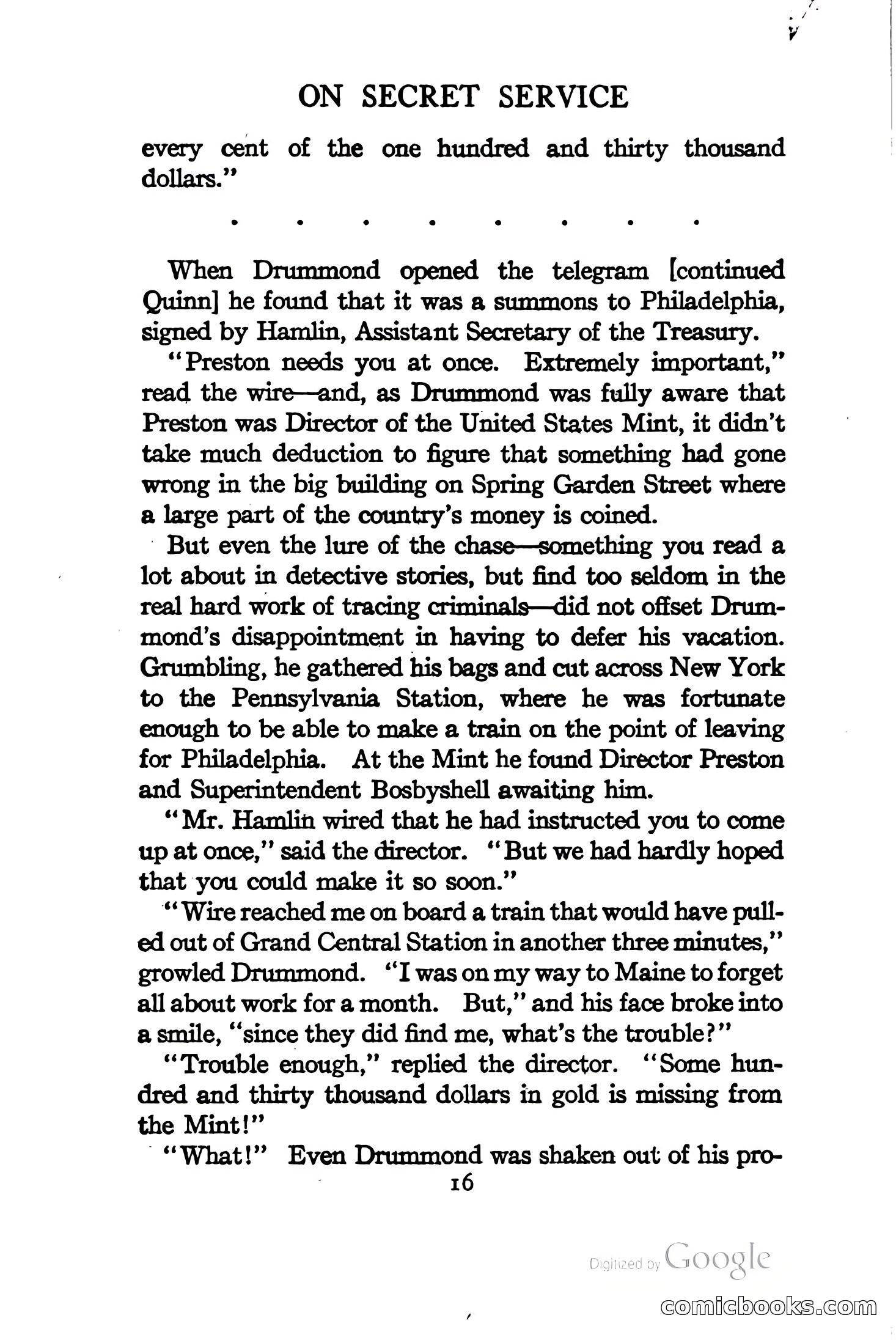 On Secret Service: Detective-Mystery Stories — page 29 of 376