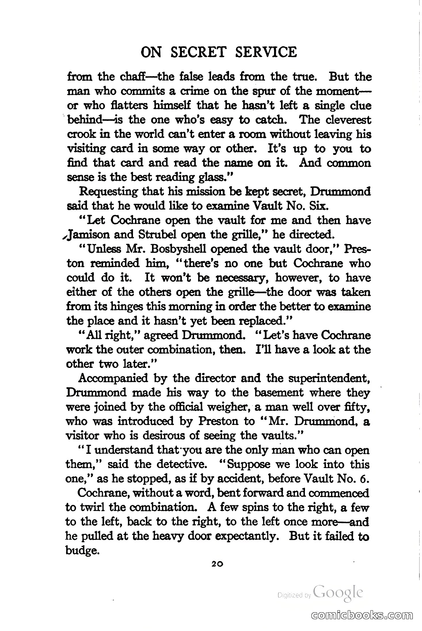 On Secret Service: Detective-Mystery Stories — page 33 of 376