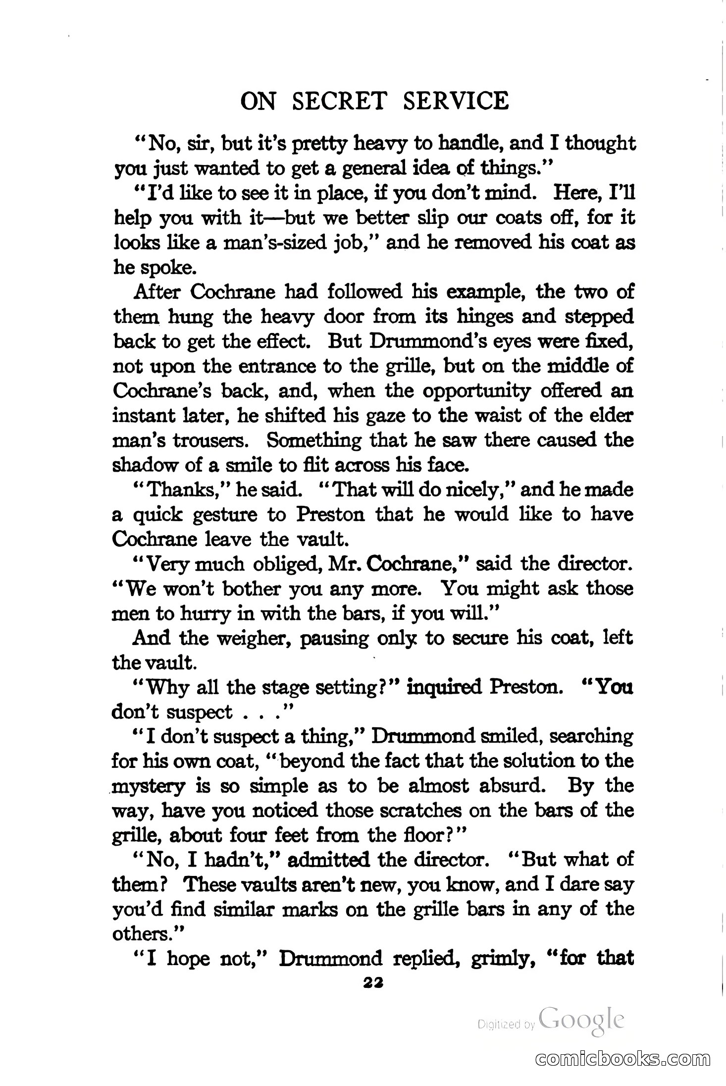 On Secret Service: Detective-Mystery Stories — page 35 of 376