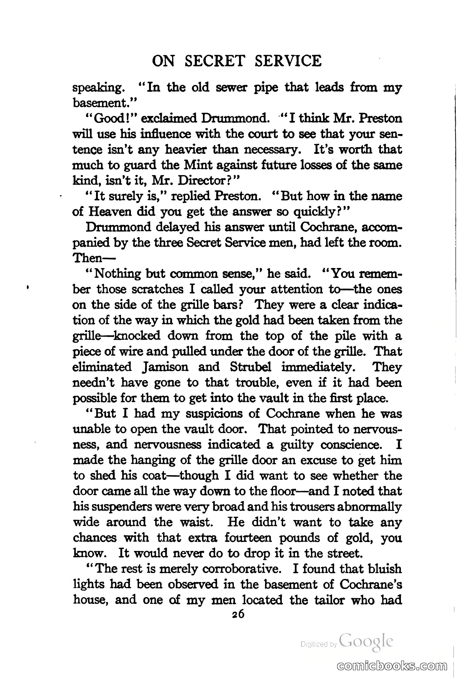 On Secret Service: Detective-Mystery Stories — page 39 of 376
