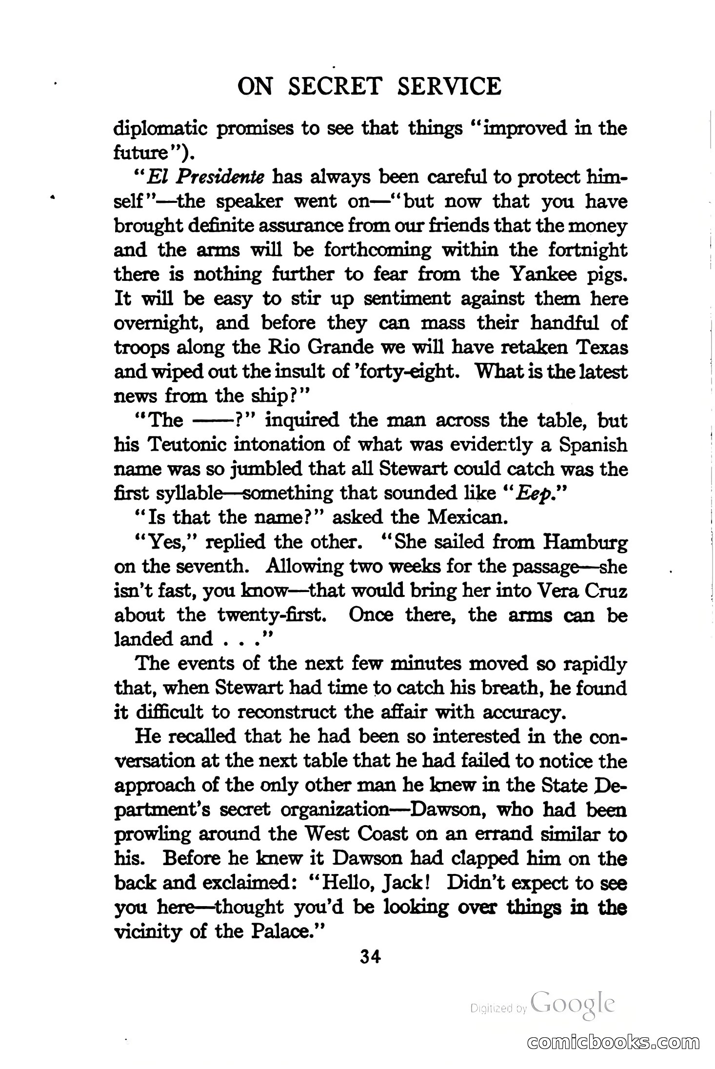 On Secret Service: Detective-Mystery Stories — page 47 of 376