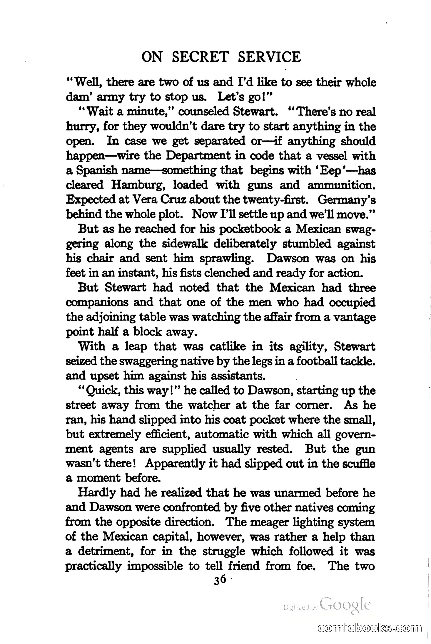 On Secret Service: Detective-Mystery Stories — page 49 of 376