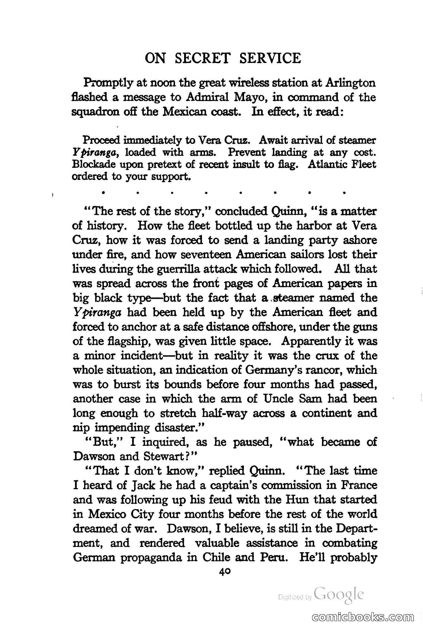 On Secret Service: Detective-Mystery Stories — page 53 of 376