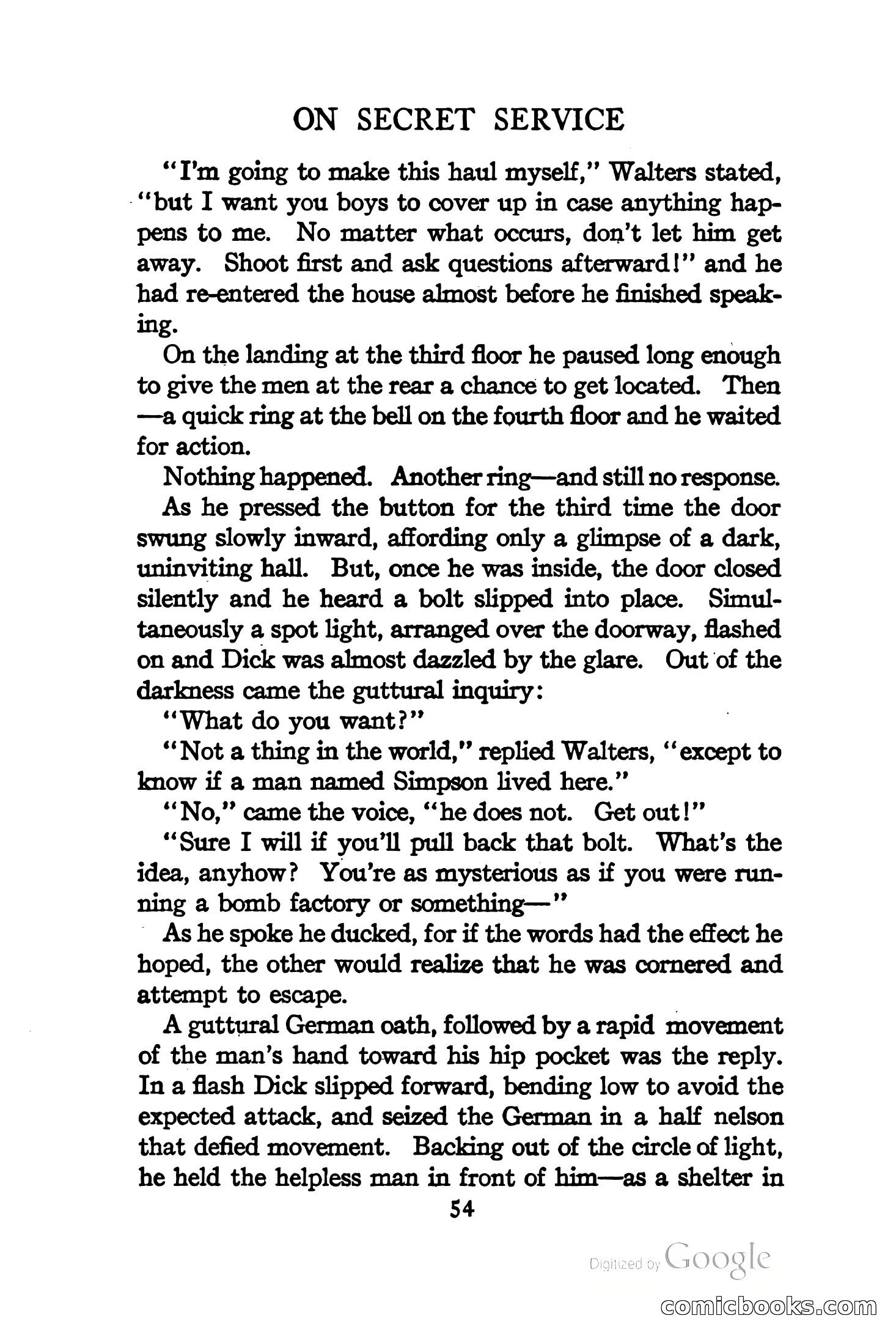 On Secret Service: Detective-Mystery Stories — page 67 of 376
