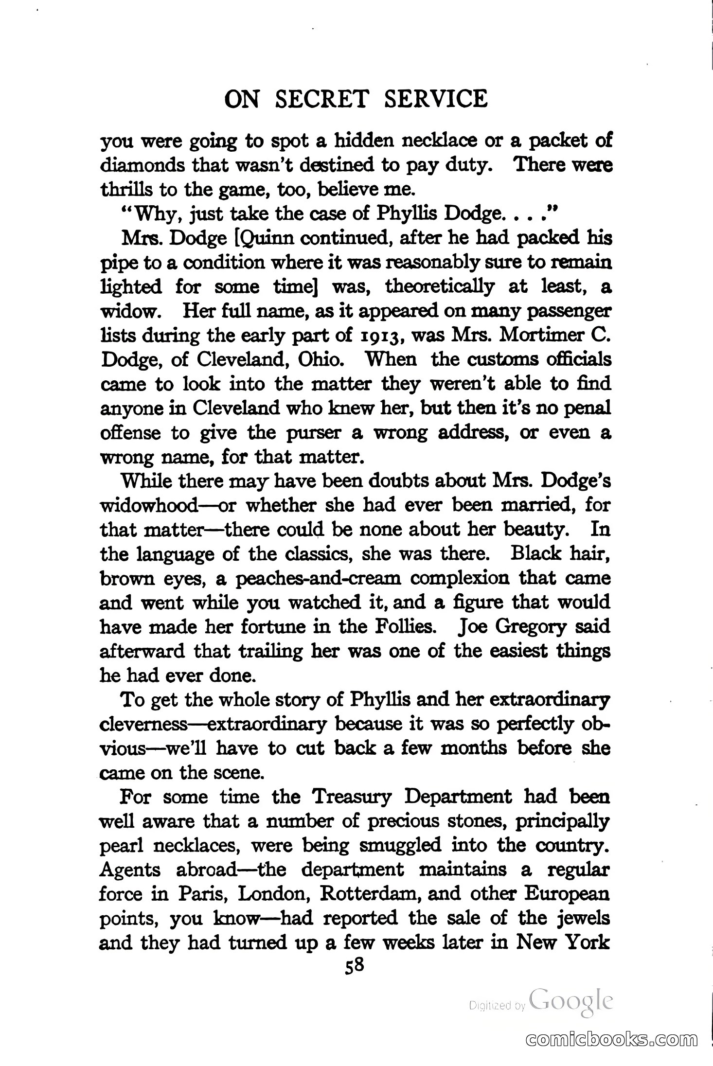 On Secret Service: Detective-Mystery Stories — page 71 of 376