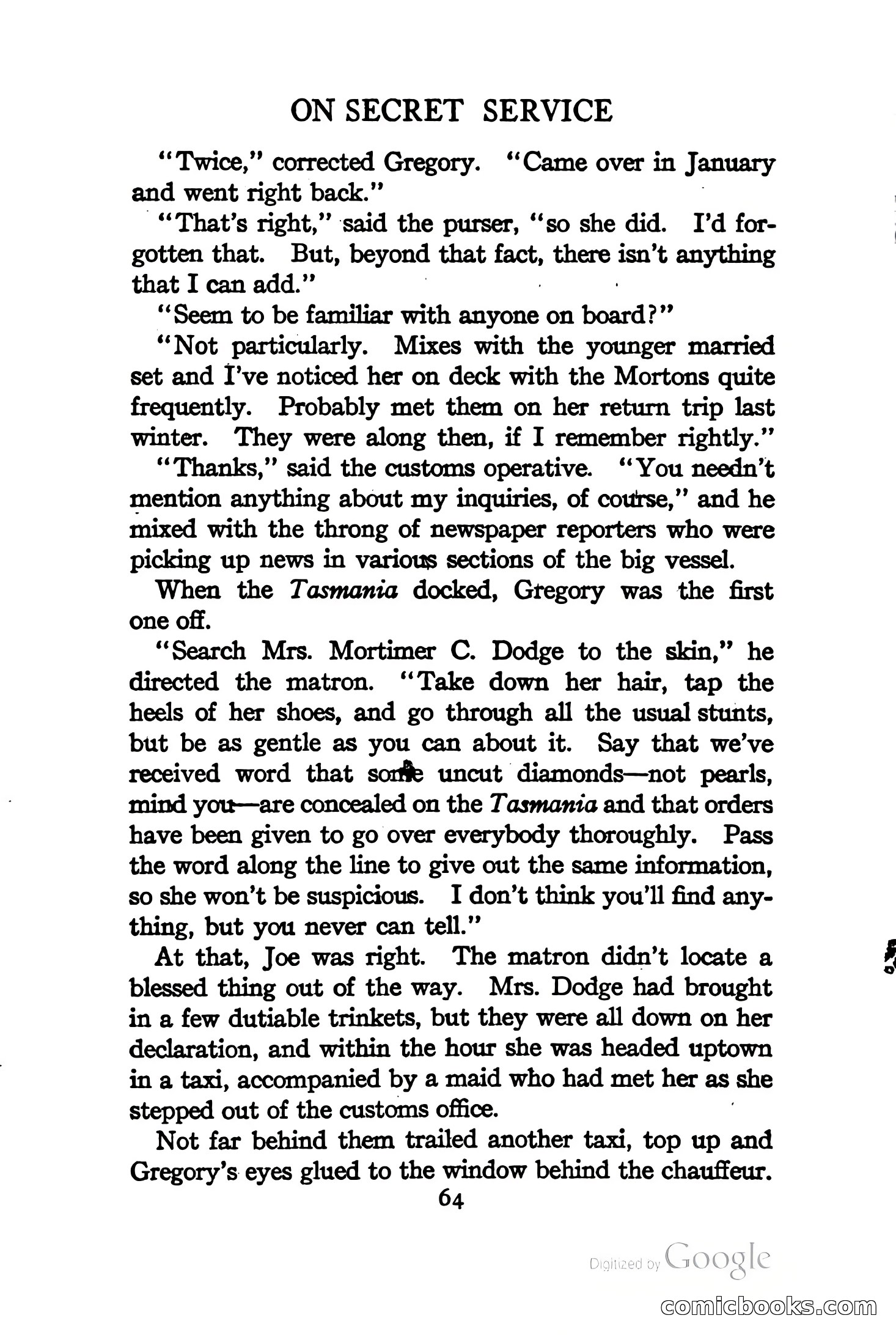 On Secret Service: Detective-Mystery Stories — page 77 of 376