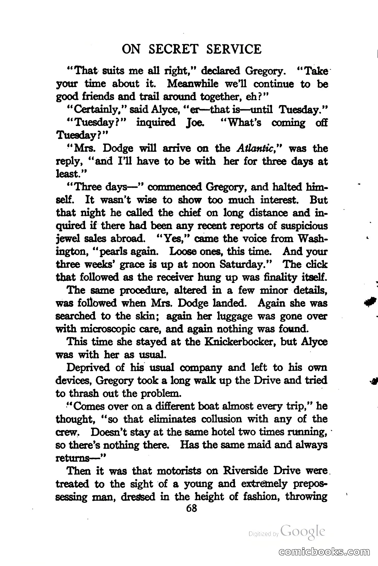 On Secret Service: Detective-Mystery Stories — page 81 of 376