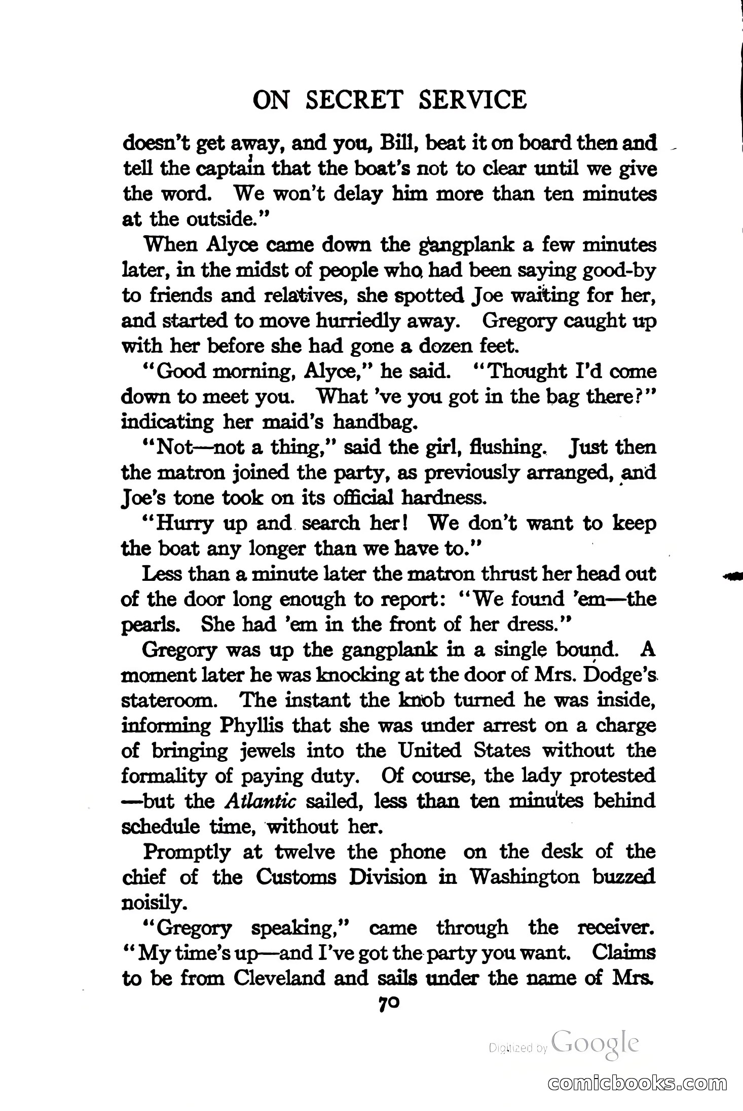 On Secret Service: Detective-Mystery Stories — page 83 of 376