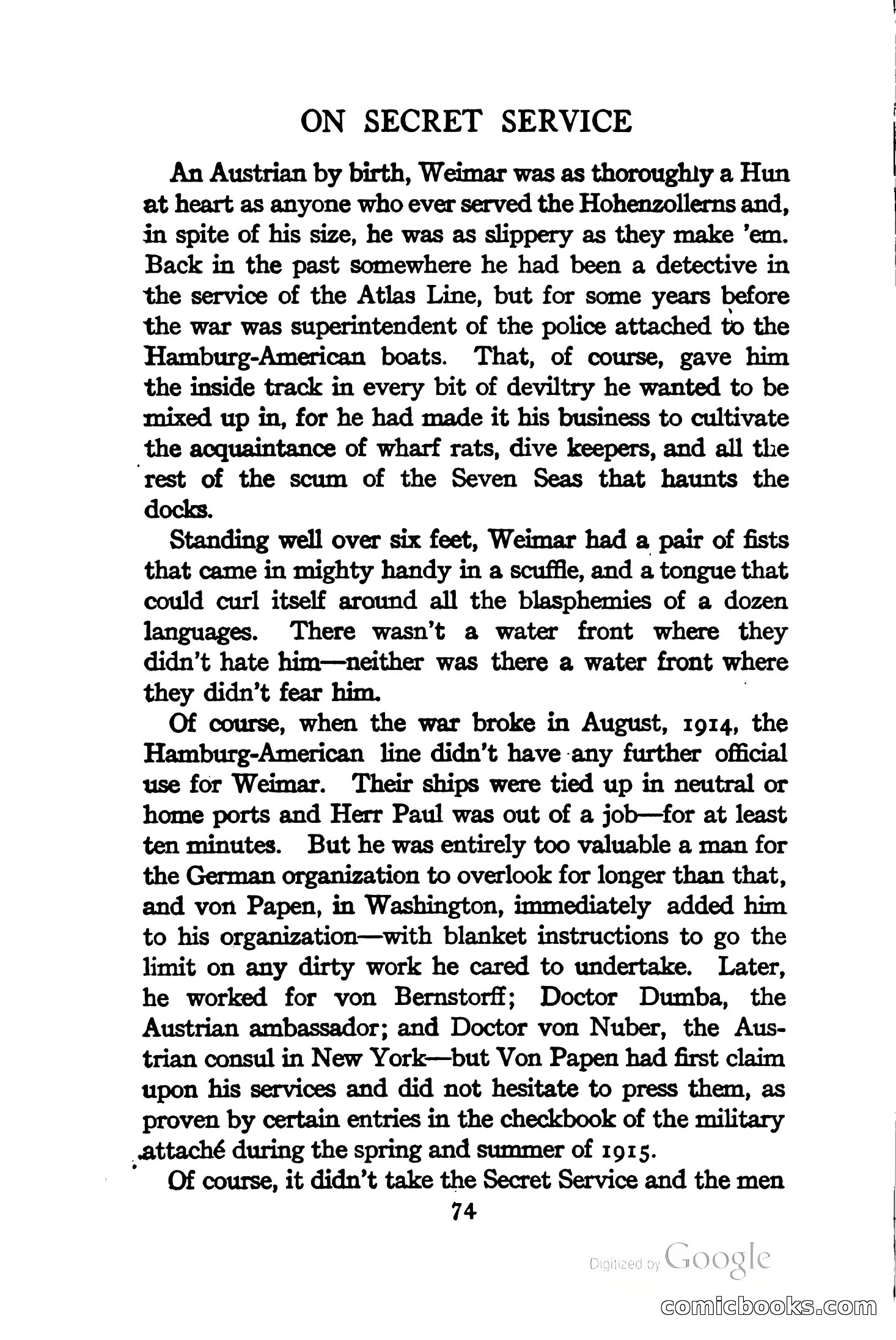 On Secret Service: Detective-Mystery Stories — page 87 of 376