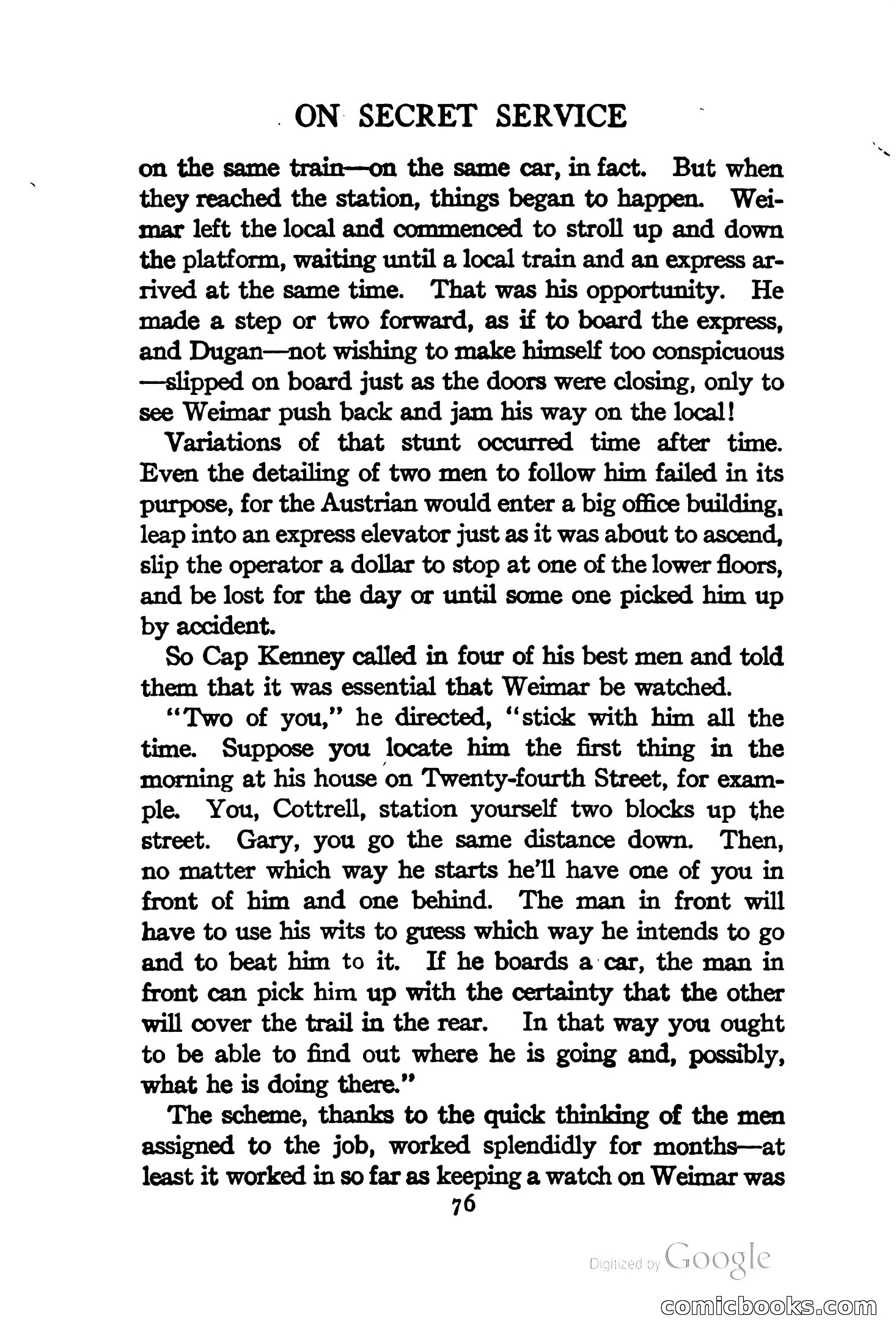On Secret Service: Detective-Mystery Stories — page 89 of 376