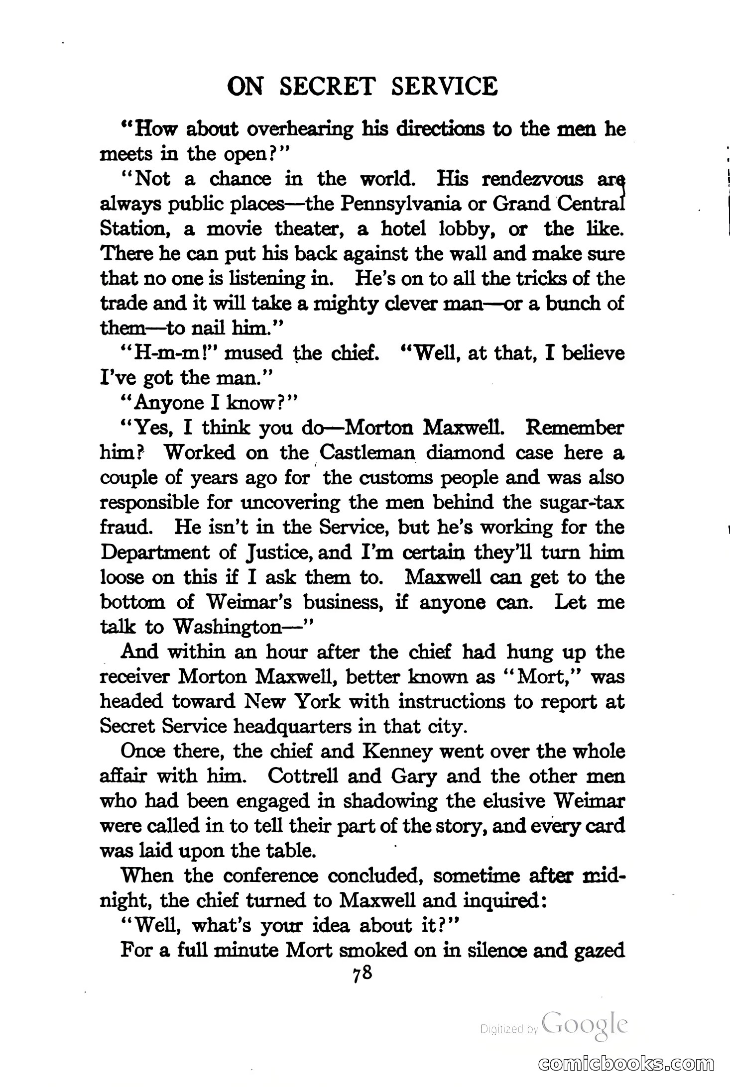 On Secret Service: Detective-Mystery Stories — page 91 of 376