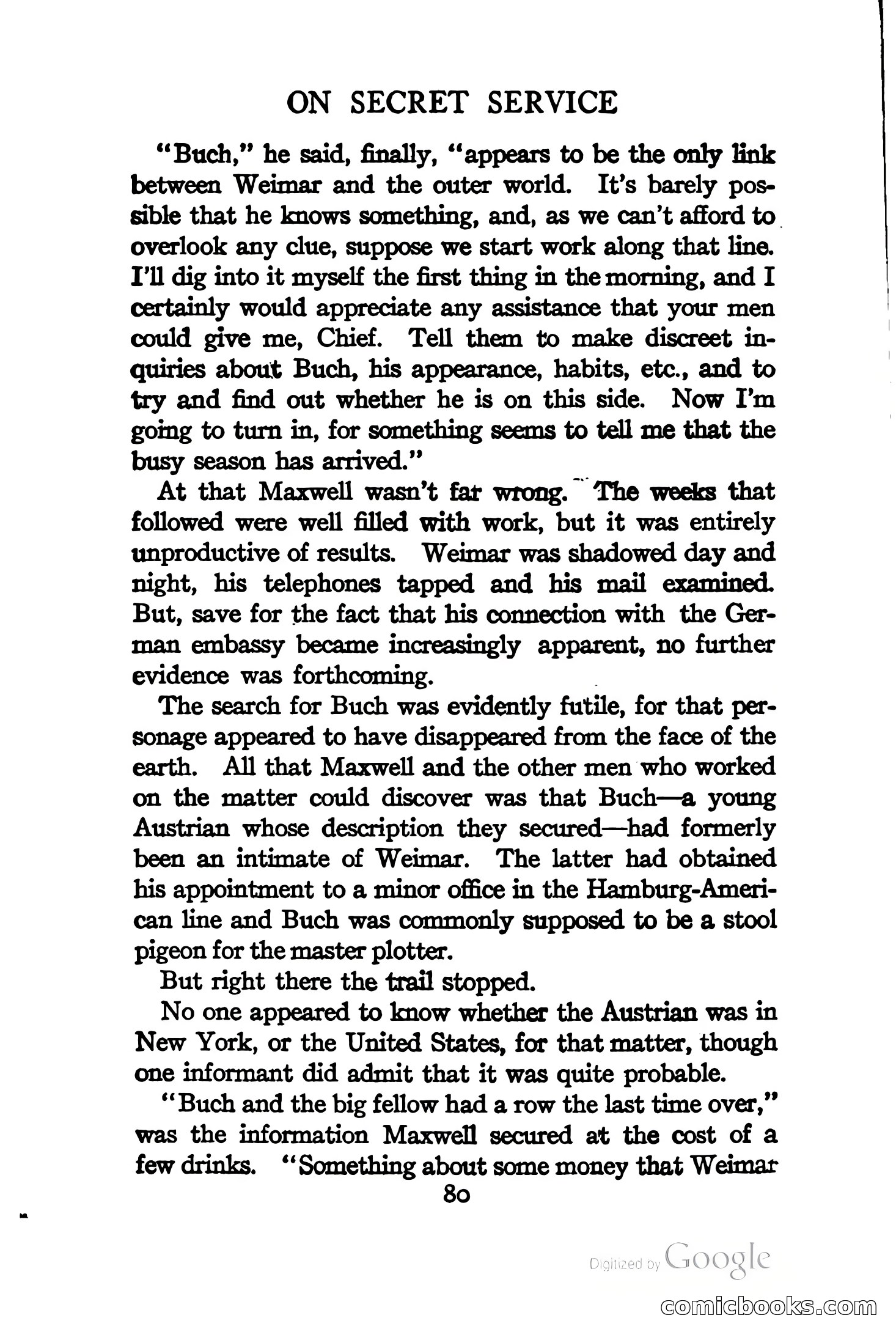 On Secret Service: Detective-Mystery Stories — page 93 of 376