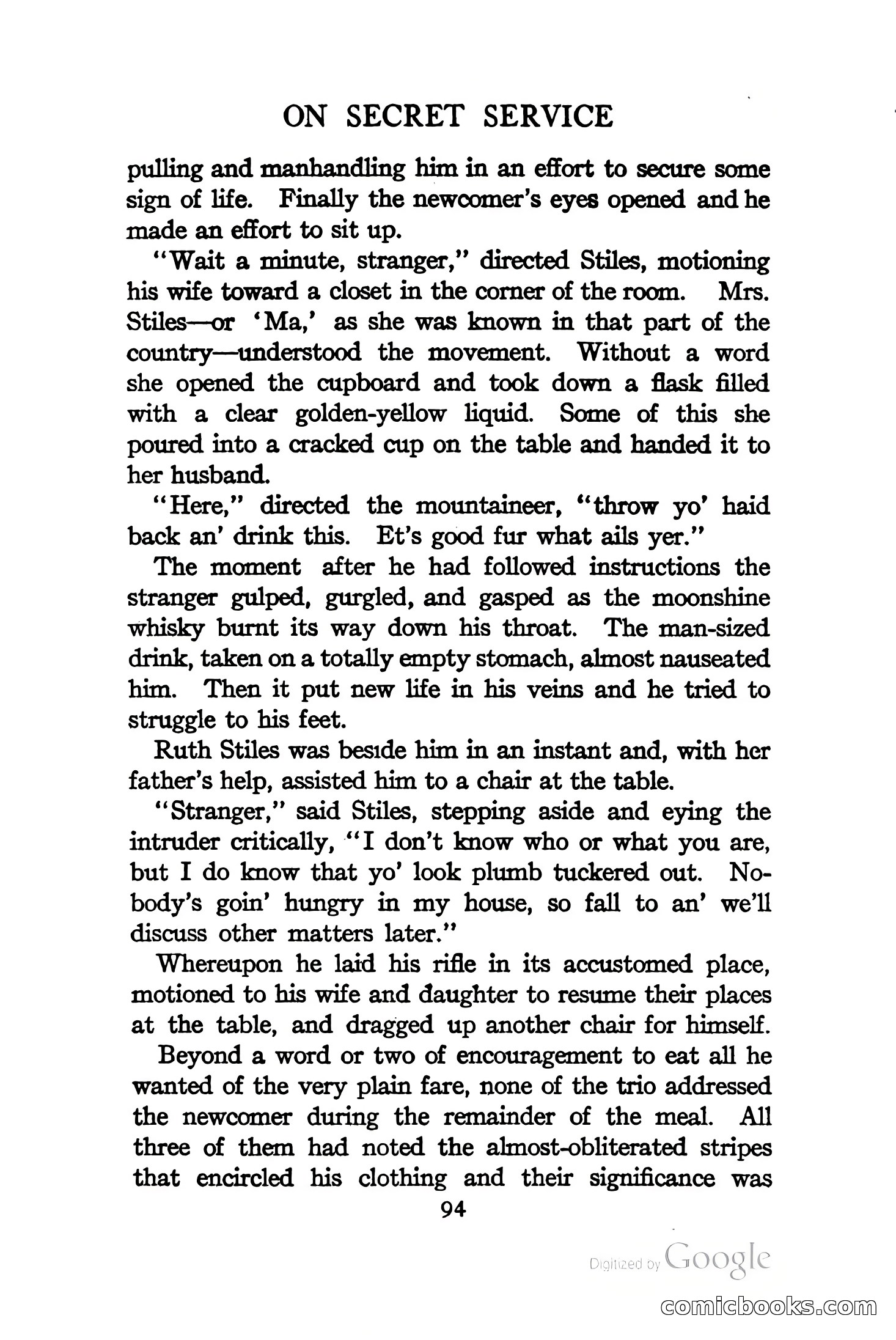 On Secret Service: Detective-Mystery Stories — page 107 of 376