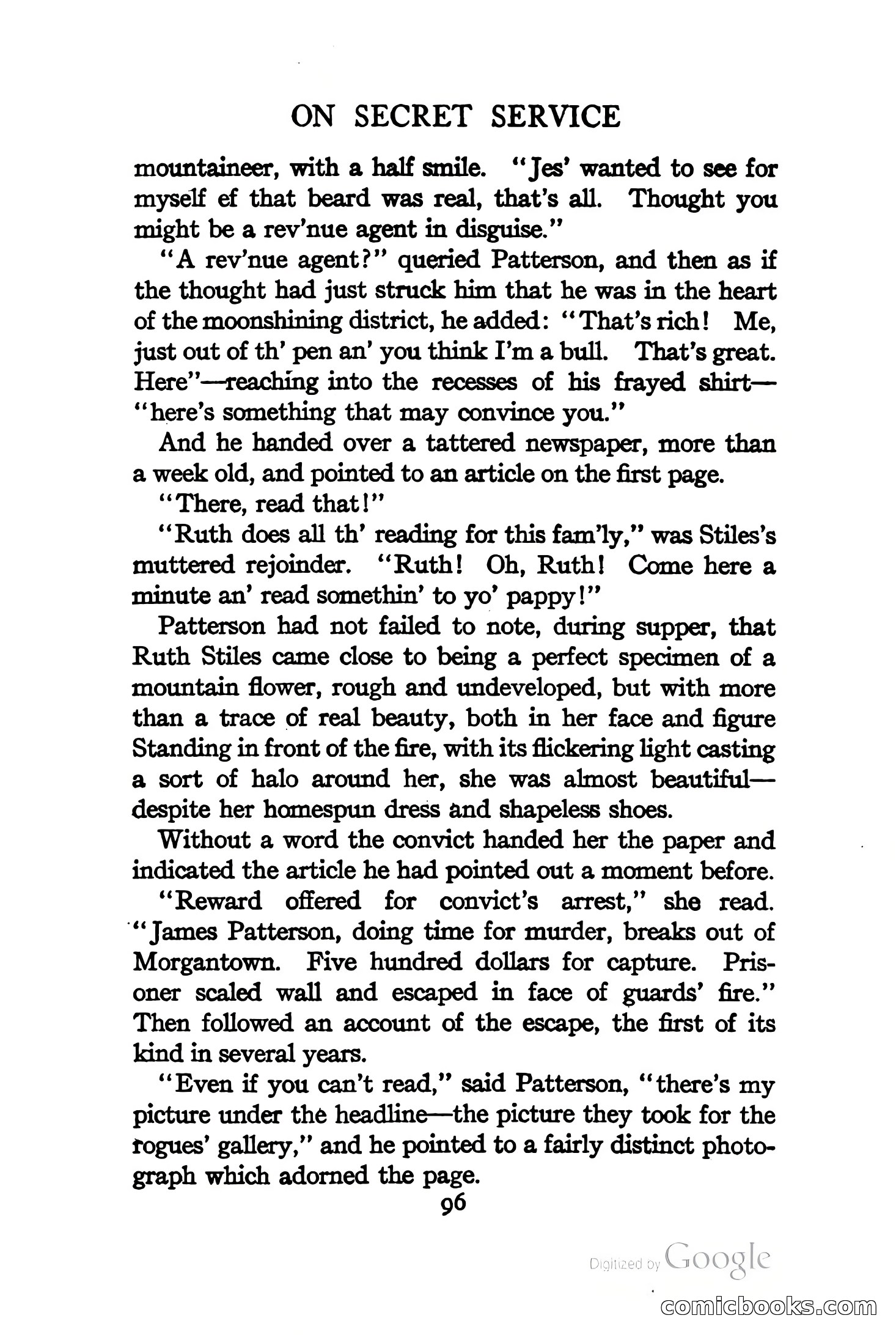 On Secret Service: Detective-Mystery Stories — page 109 of 376
