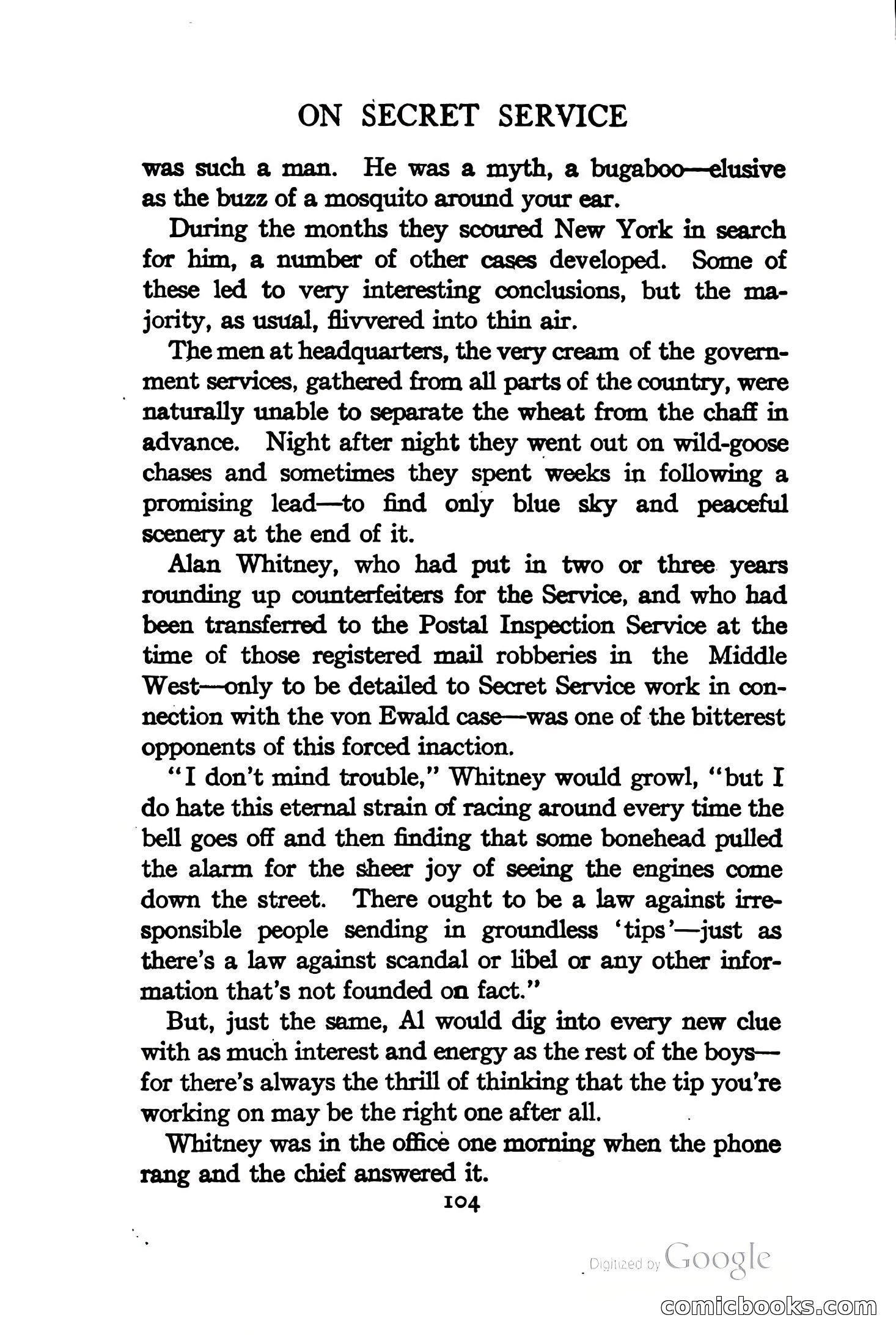 On Secret Service: Detective-Mystery Stories — page 117 of 376