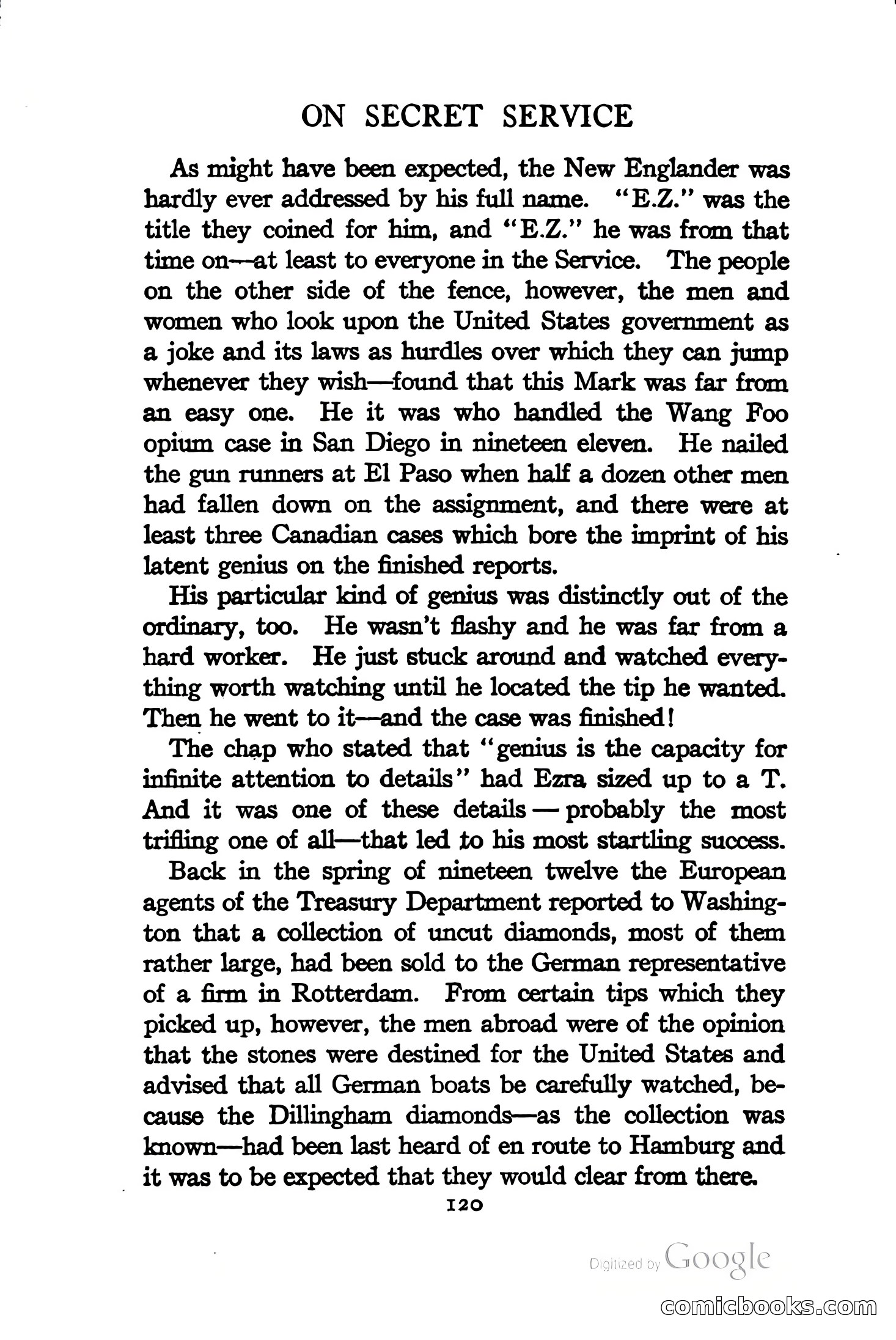 On Secret Service: Detective-Mystery Stories — page 133 of 376