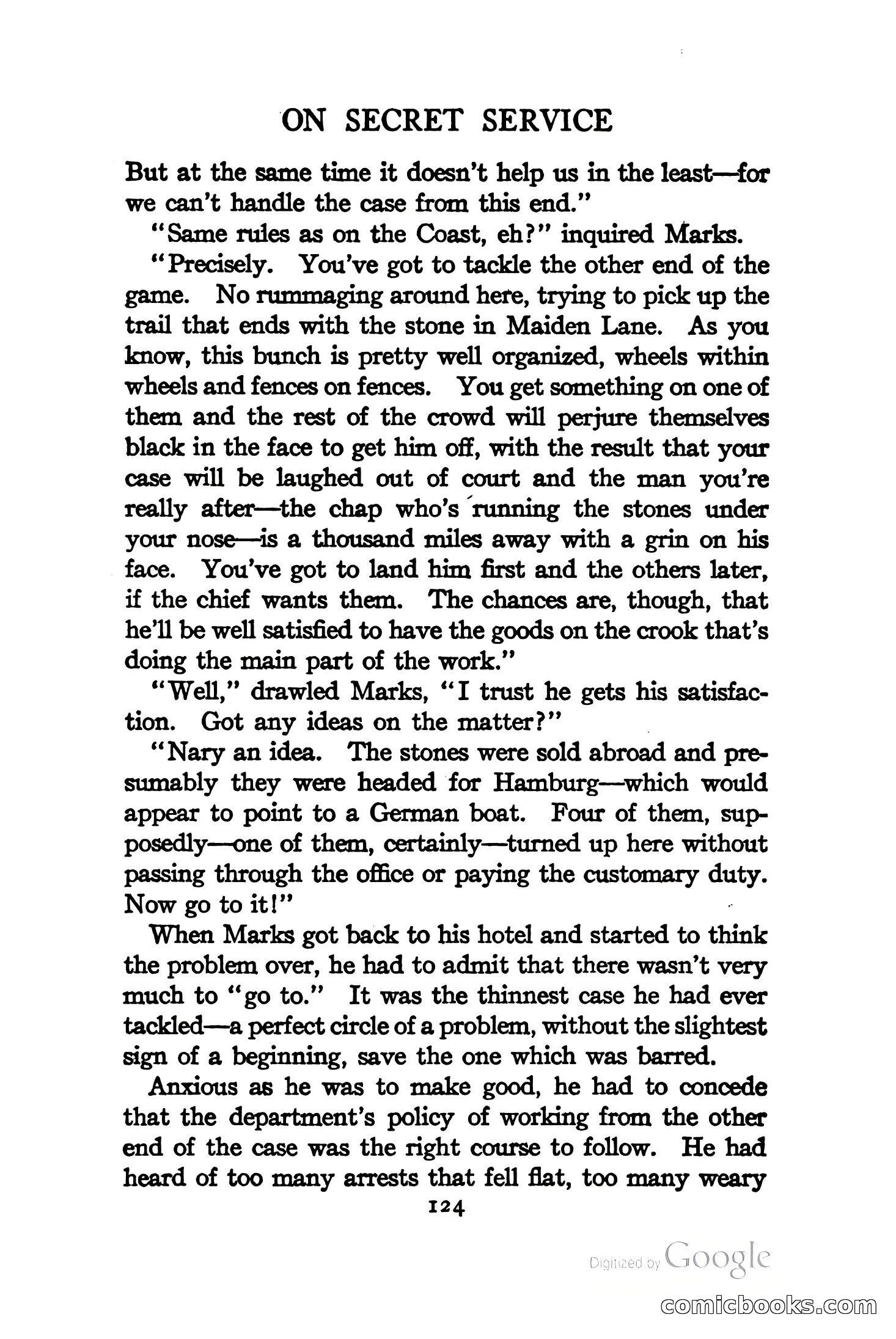 On Secret Service: Detective-Mystery Stories — page 137 of 376