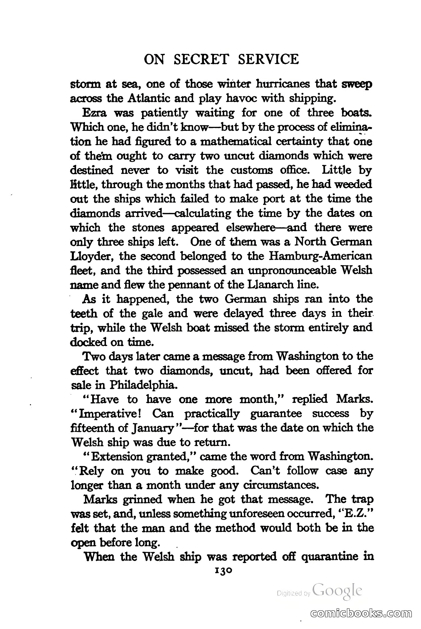 On Secret Service: Detective-Mystery Stories — page 143 of 376