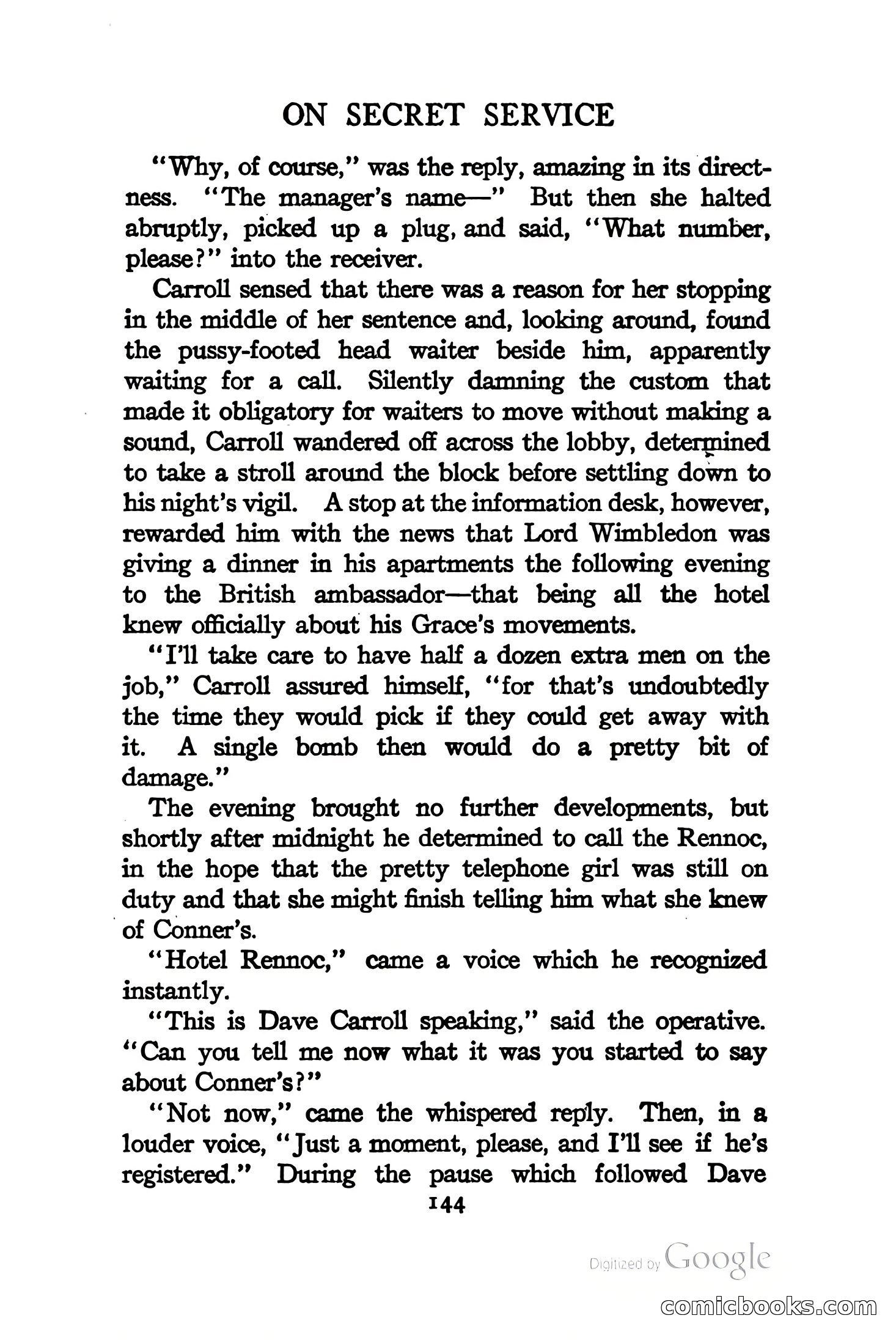 On Secret Service: Detective-Mystery Stories — page 157 of 376