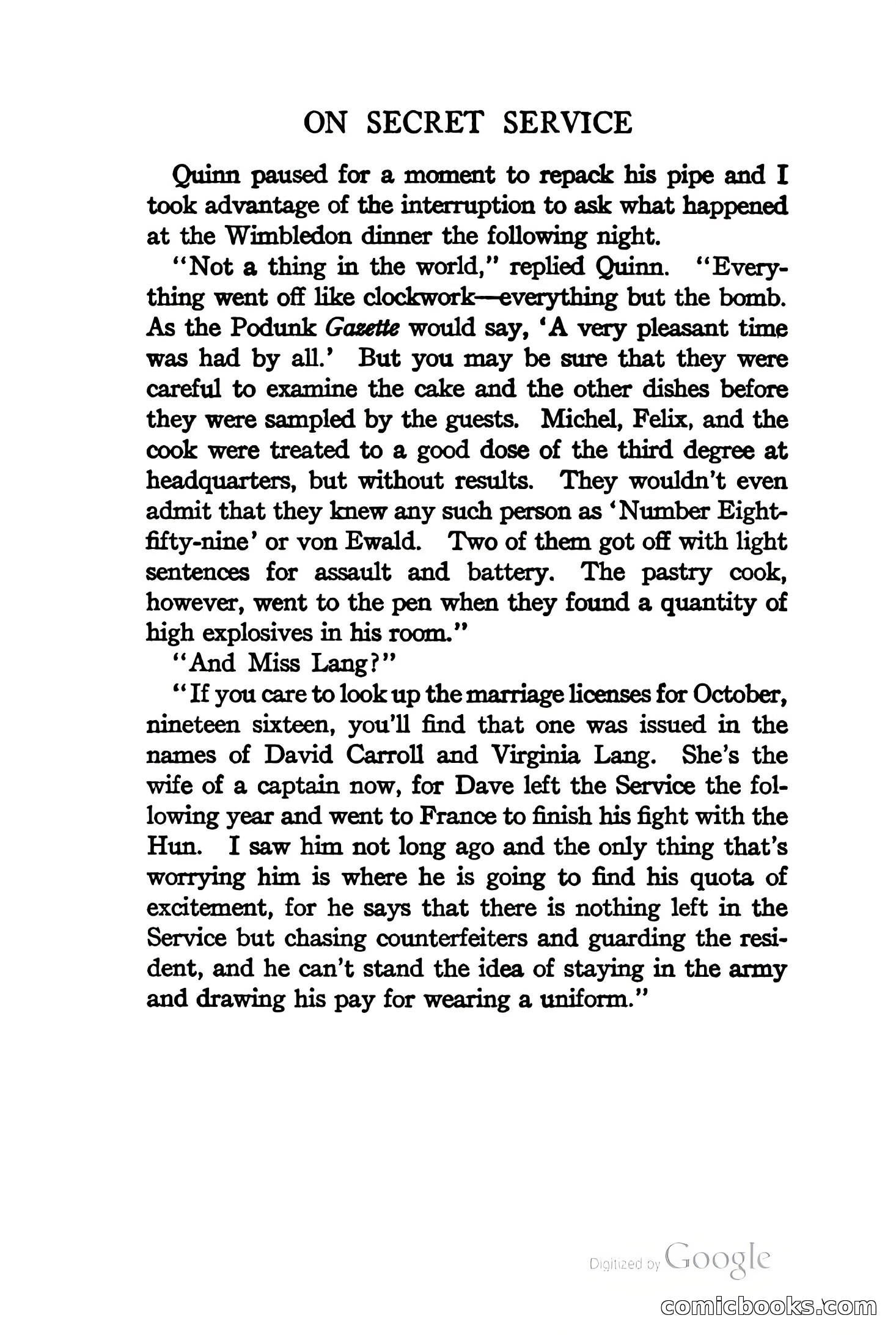 On Secret Service: Detective-Mystery Stories — page 161 of 376