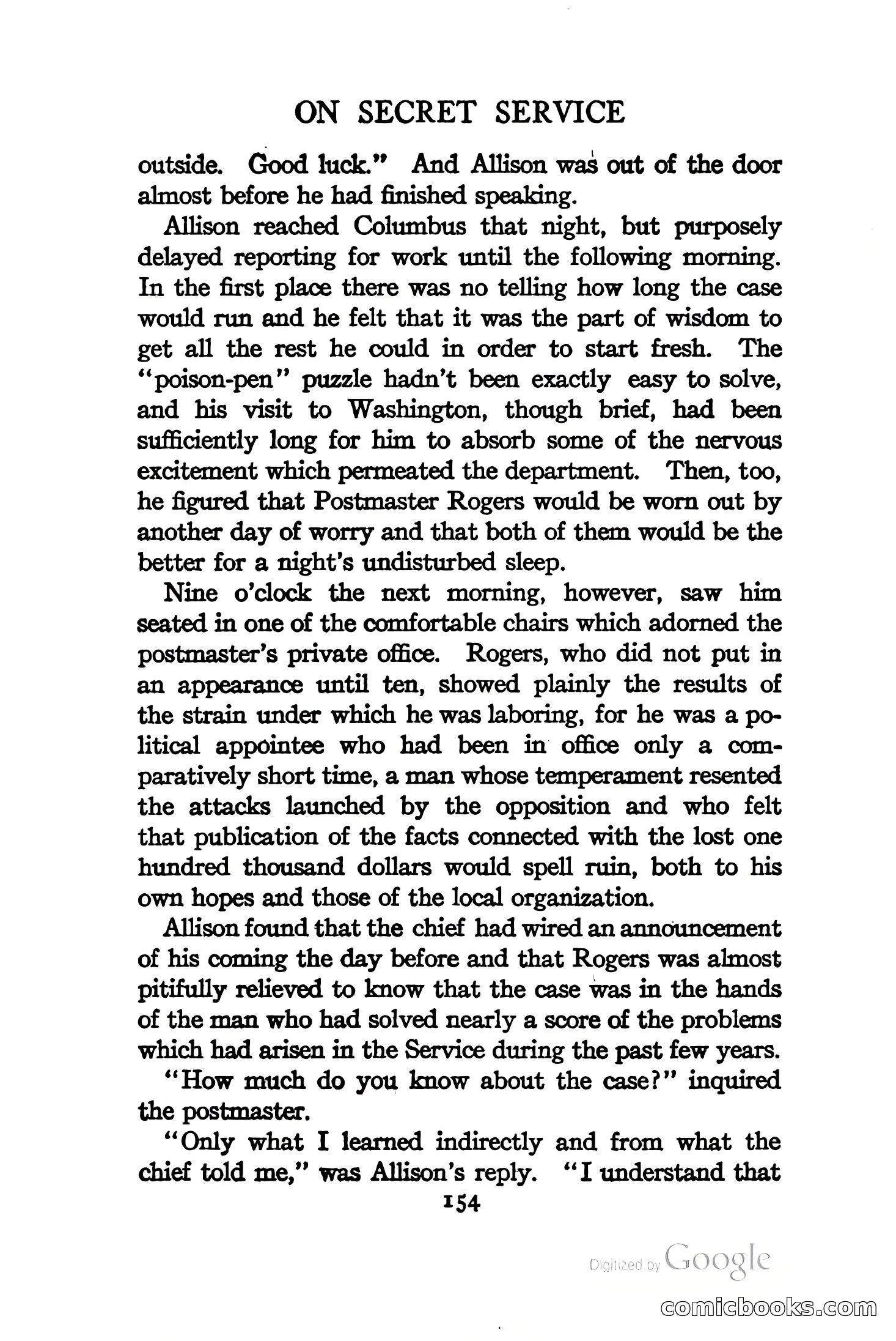 On Secret Service: Detective-Mystery Stories — page 167 of 376