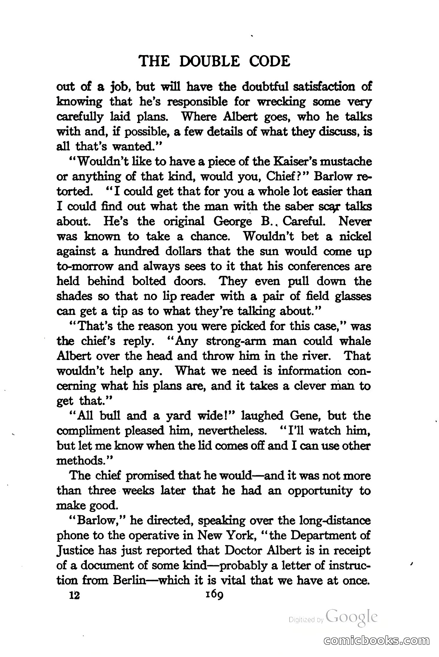 On Secret Service: Detective-Mystery Stories — page 182 of 376