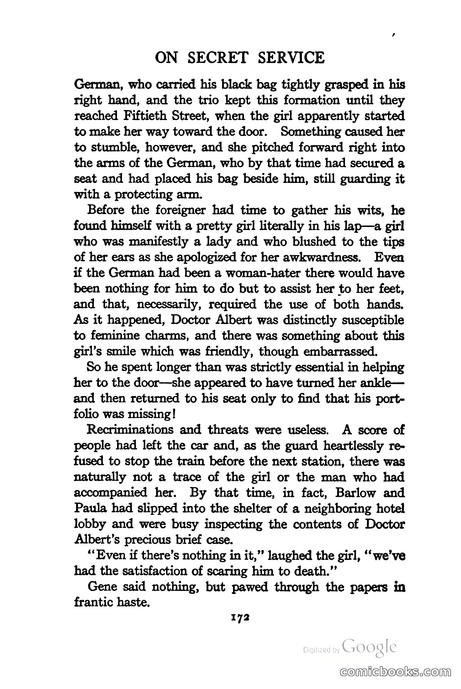 On Secret Service: Detective-Mystery Stories — page 185 of 376
