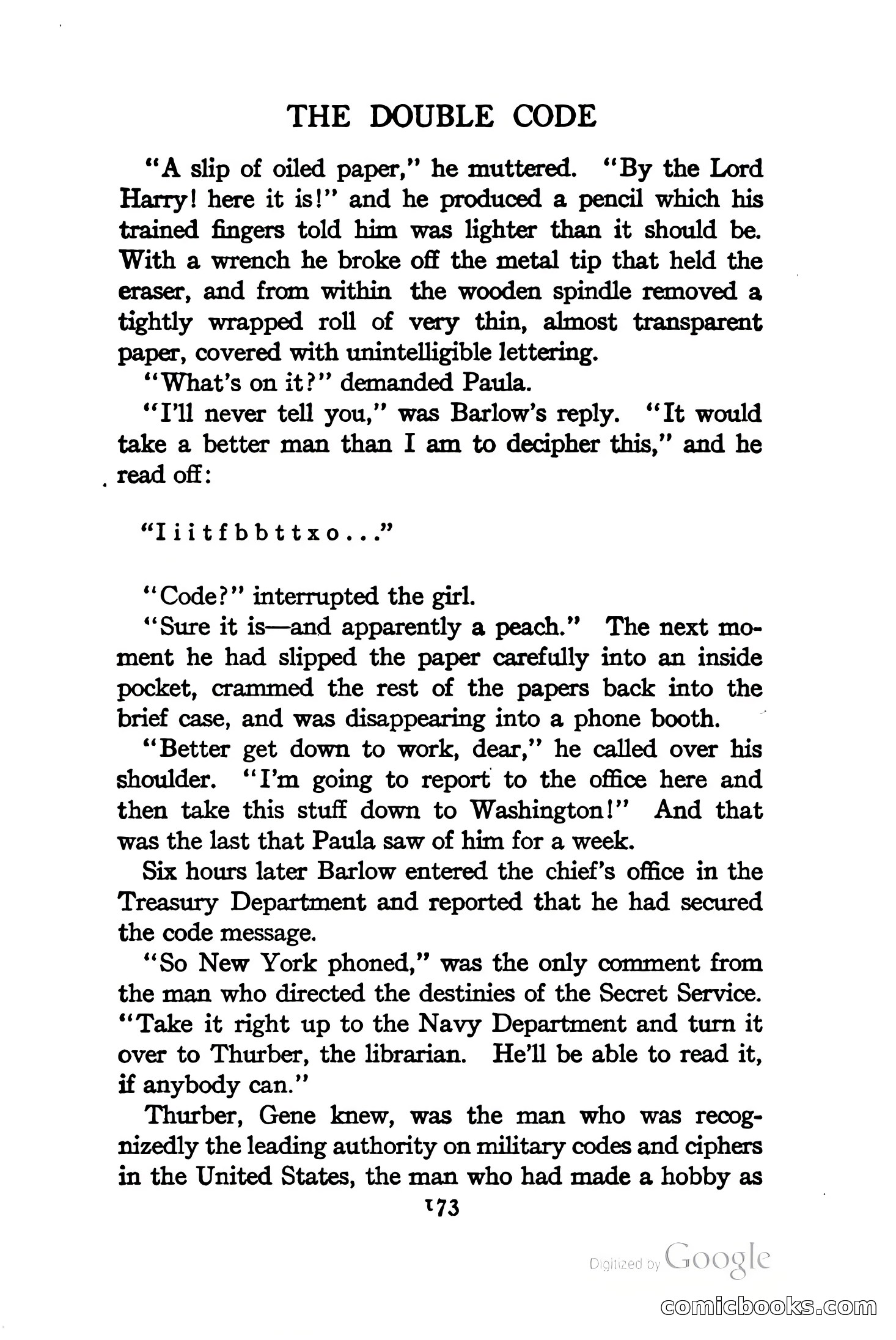 On Secret Service: Detective-Mystery Stories — page 186 of 376