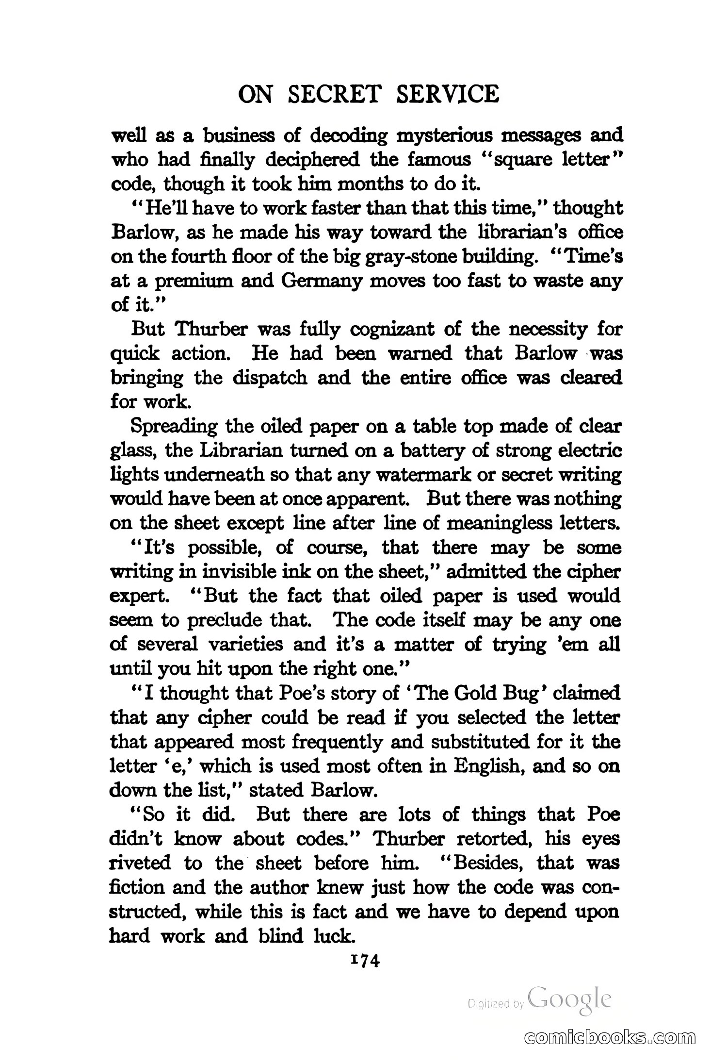 On Secret Service: Detective-Mystery Stories — page 187 of 376
