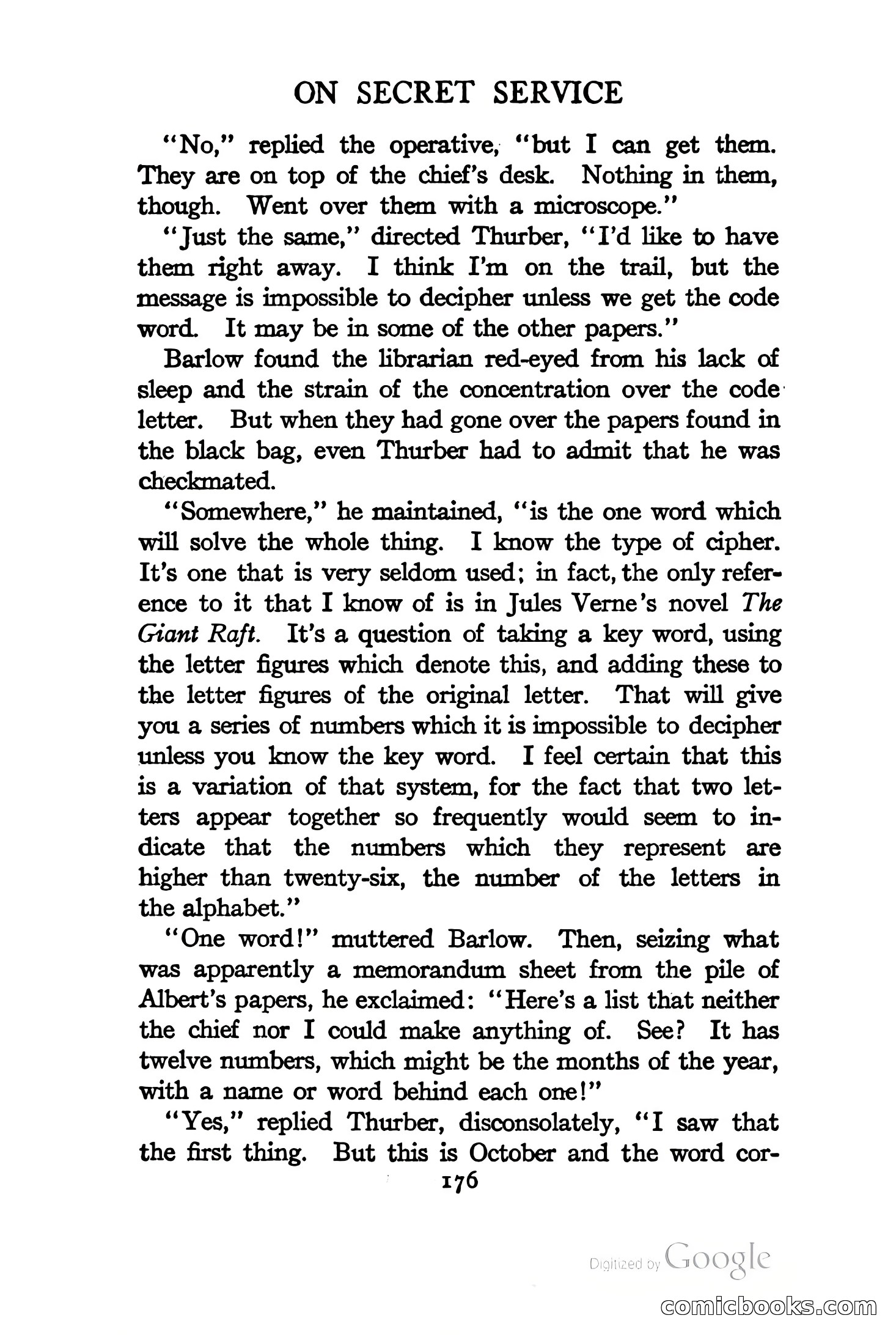 On Secret Service: Detective-Mystery Stories — page 189 of 376