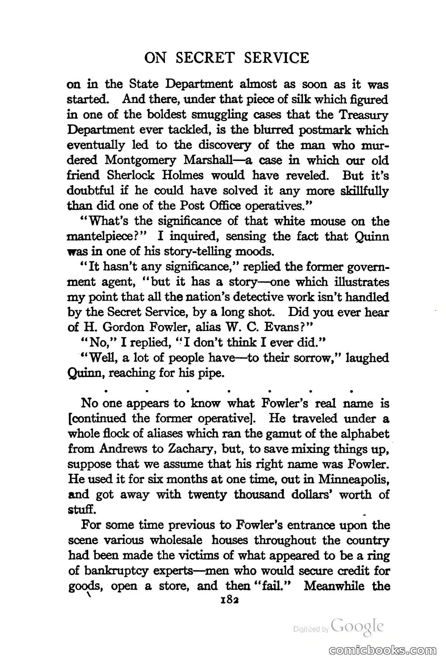 On Secret Service: Detective-Mystery Stories — page 195 of 376