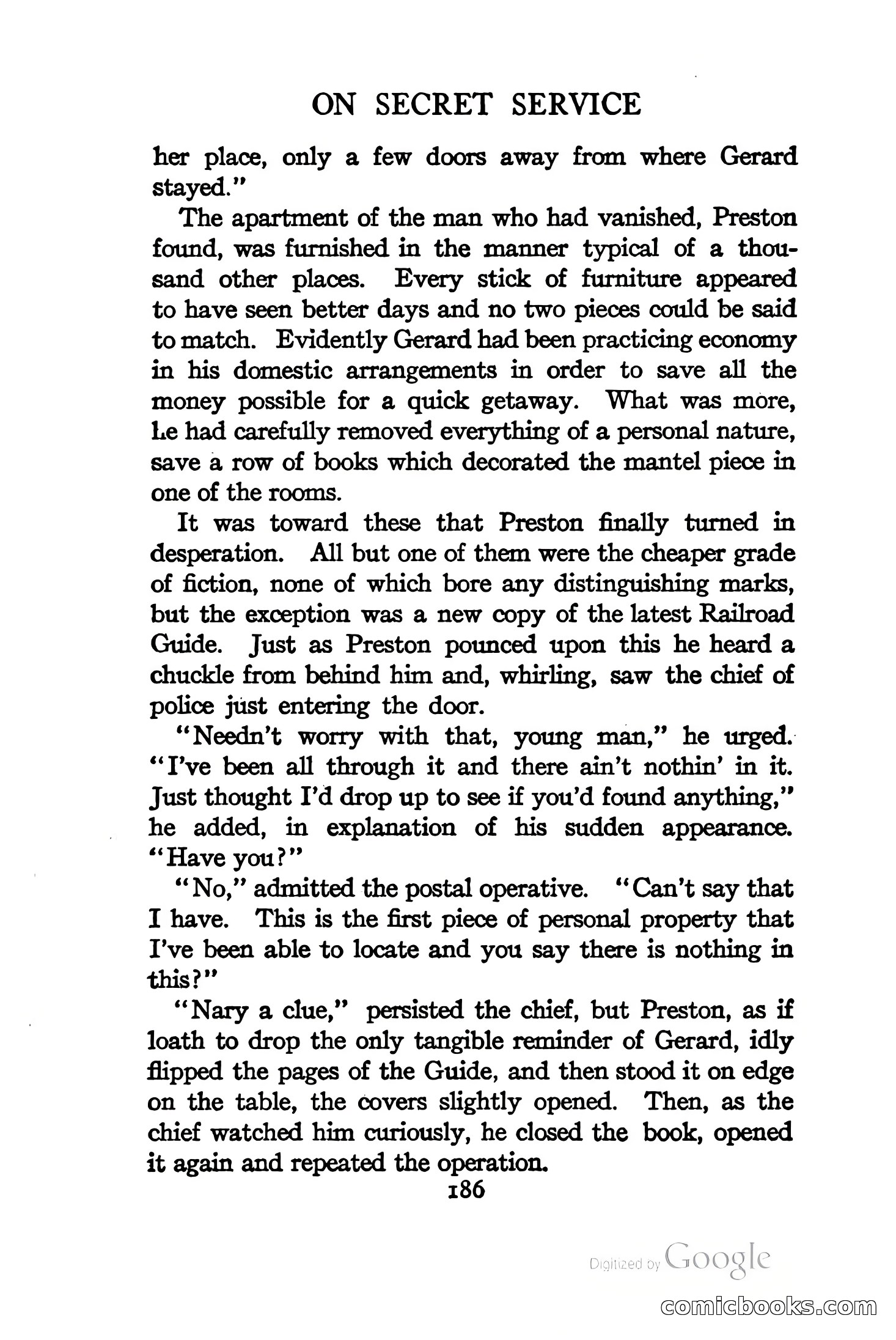 On Secret Service: Detective-Mystery Stories — page 199 of 376