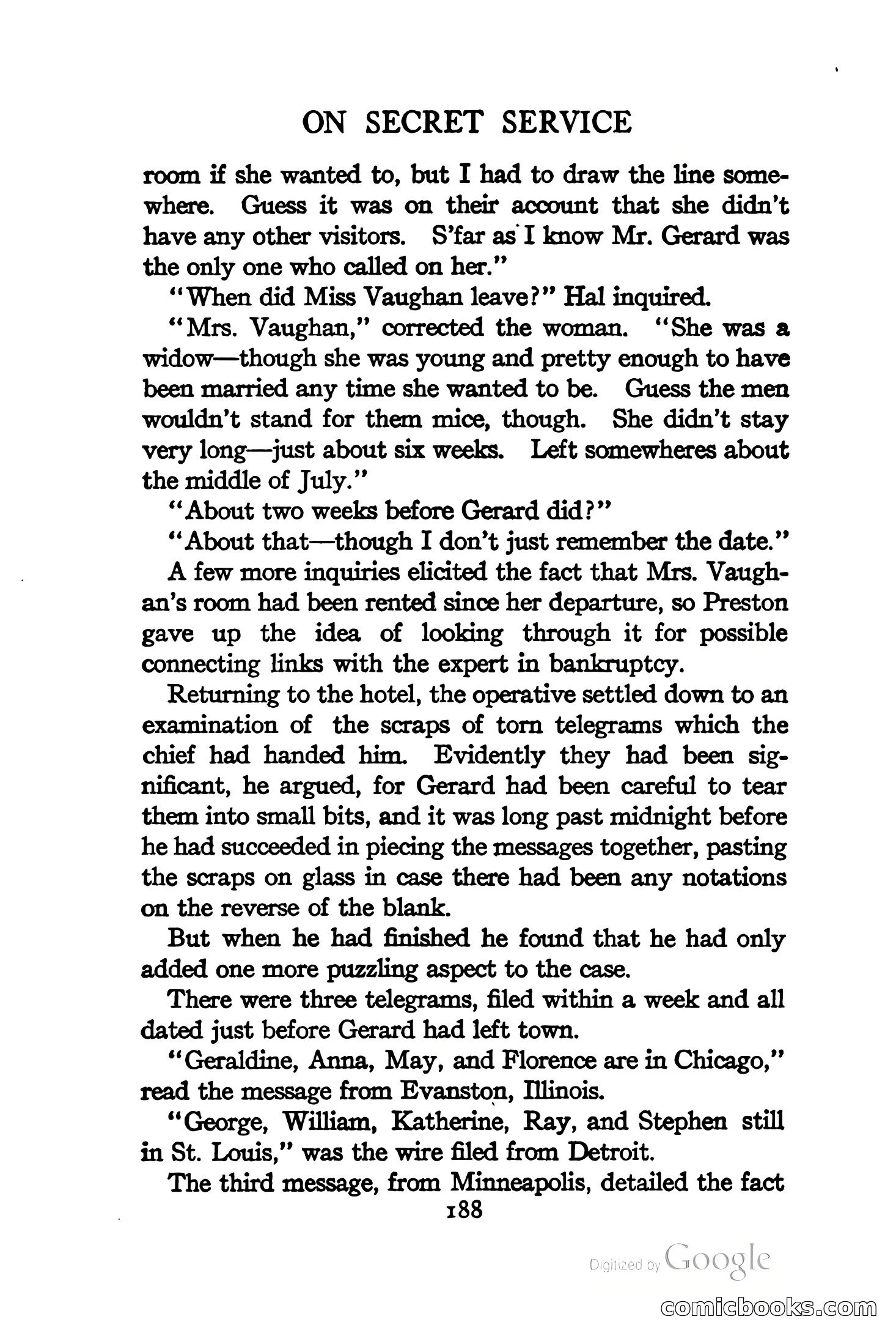 On Secret Service: Detective-Mystery Stories — page 201 of 376
