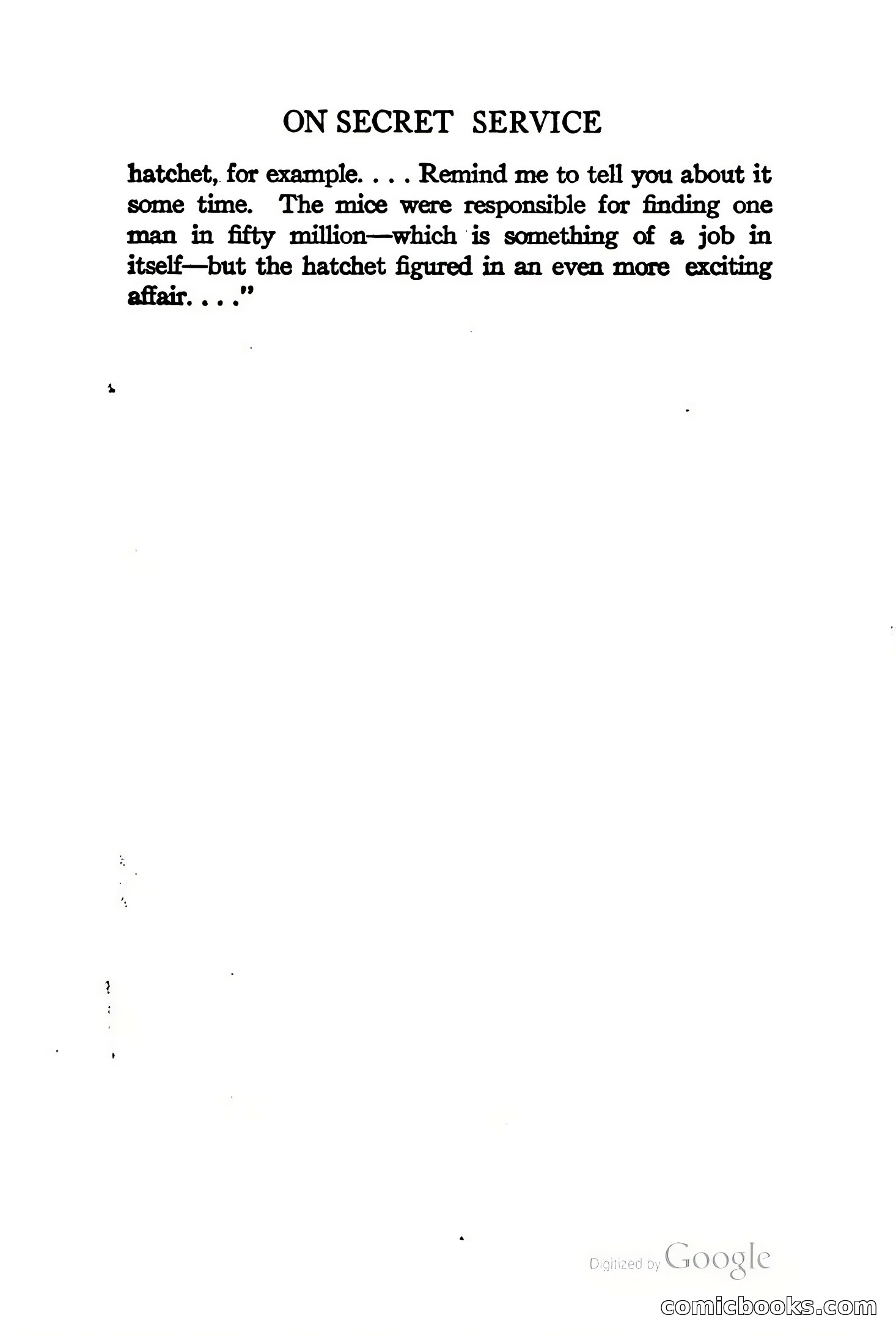 On Secret Service: Detective-Mystery Stories — page 207 of 376