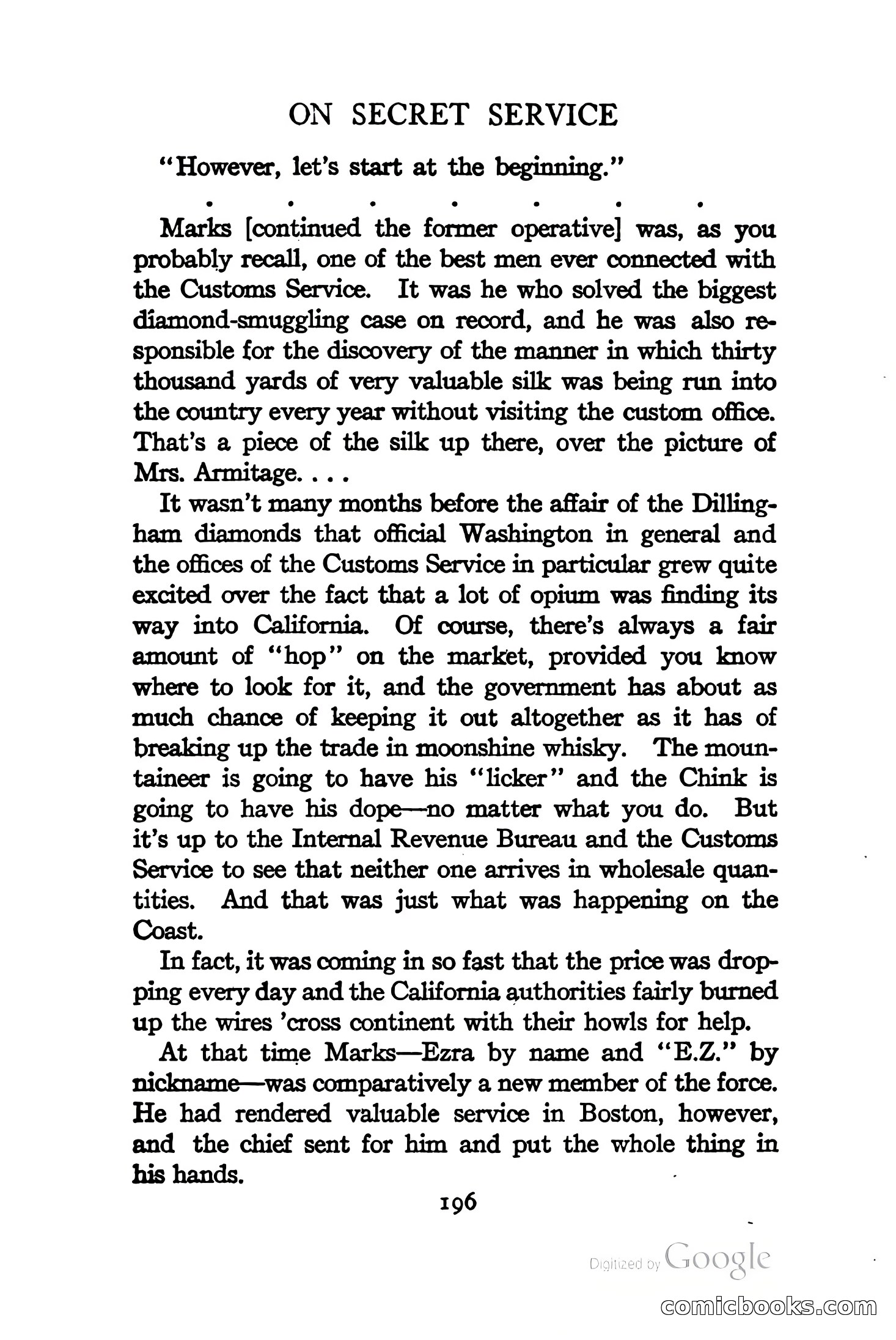 On Secret Service: Detective-Mystery Stories — page 209 of 376
